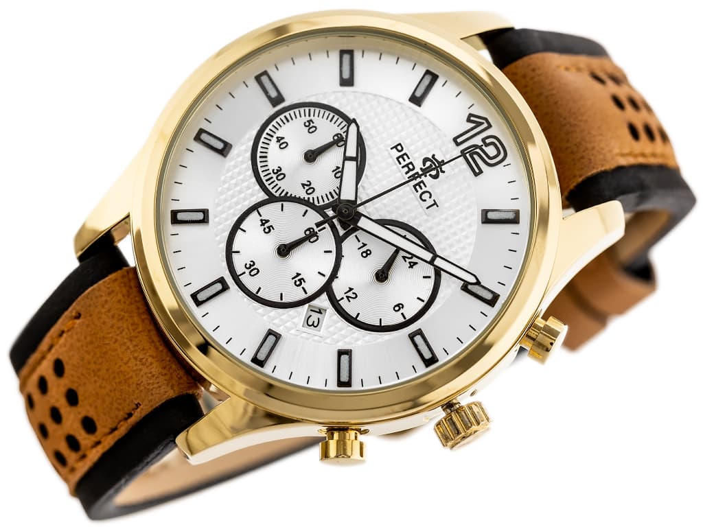 

ZEGAREK MĘSKI PERFECT CH01L - CHRONOGRAF (zp354c) + BOX, Zp354c) + bo