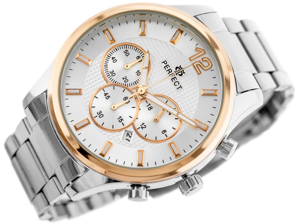 

ZEGAREK MĘSKI PERFECT CH01M - CHRONOGRAF (zp355b) + BOX, Zp355b) + bo