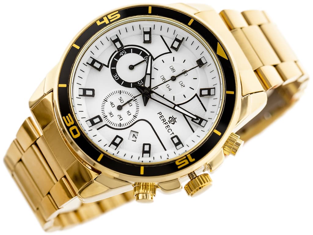 

ZEGAREK MĘSKI PERFECT CH02M - CHRONOGRAF (zp356d) + BOX, Zp356d) + bo