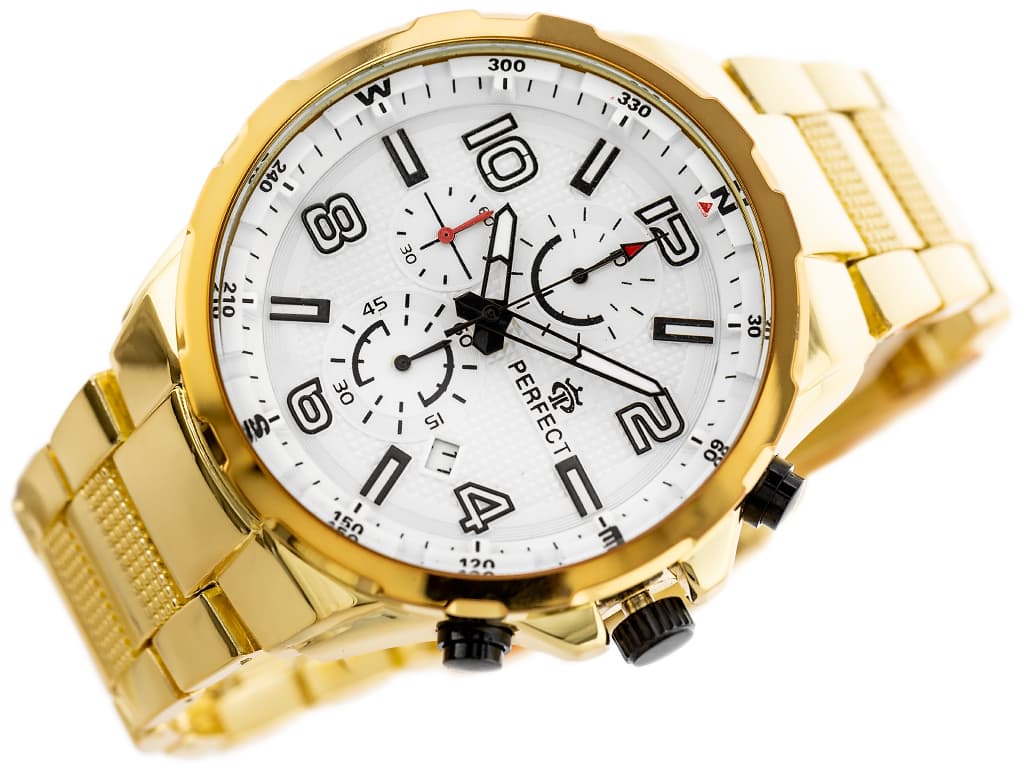 

ZEGAREK MĘSKI PERFECT CH05M - CHRONOGRAF (zp357d) + BOX, Zp357d) + bo