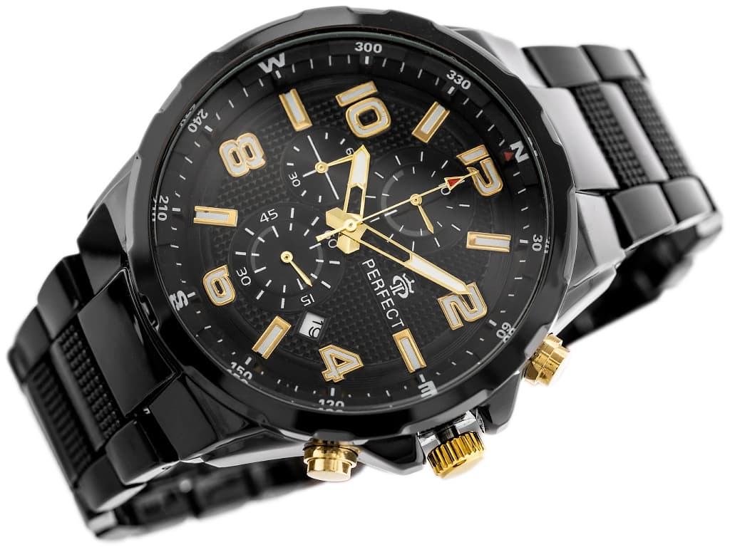 

ZEGAREK MĘSKI PERFECT CH05M - CHRONOGRAF (zp357f) + BOX, Zp357f) + bo