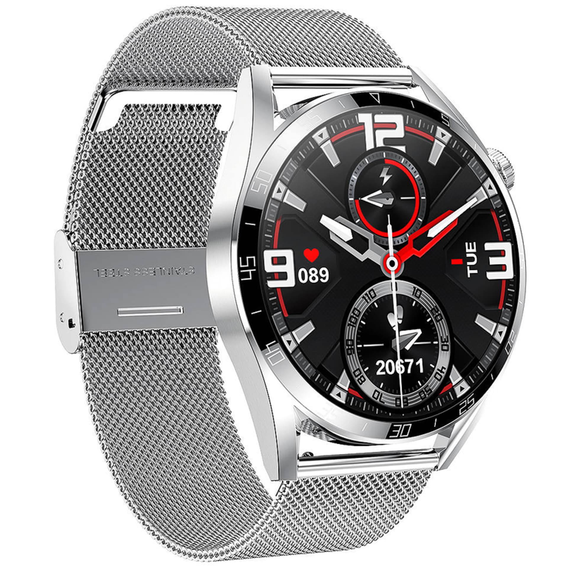

SMARTWATCH MĘSKI PACIFIC 42-02 - ROZMOWY BLUETOOTH, ASYSTENT GŁOSOWY (sy035b)