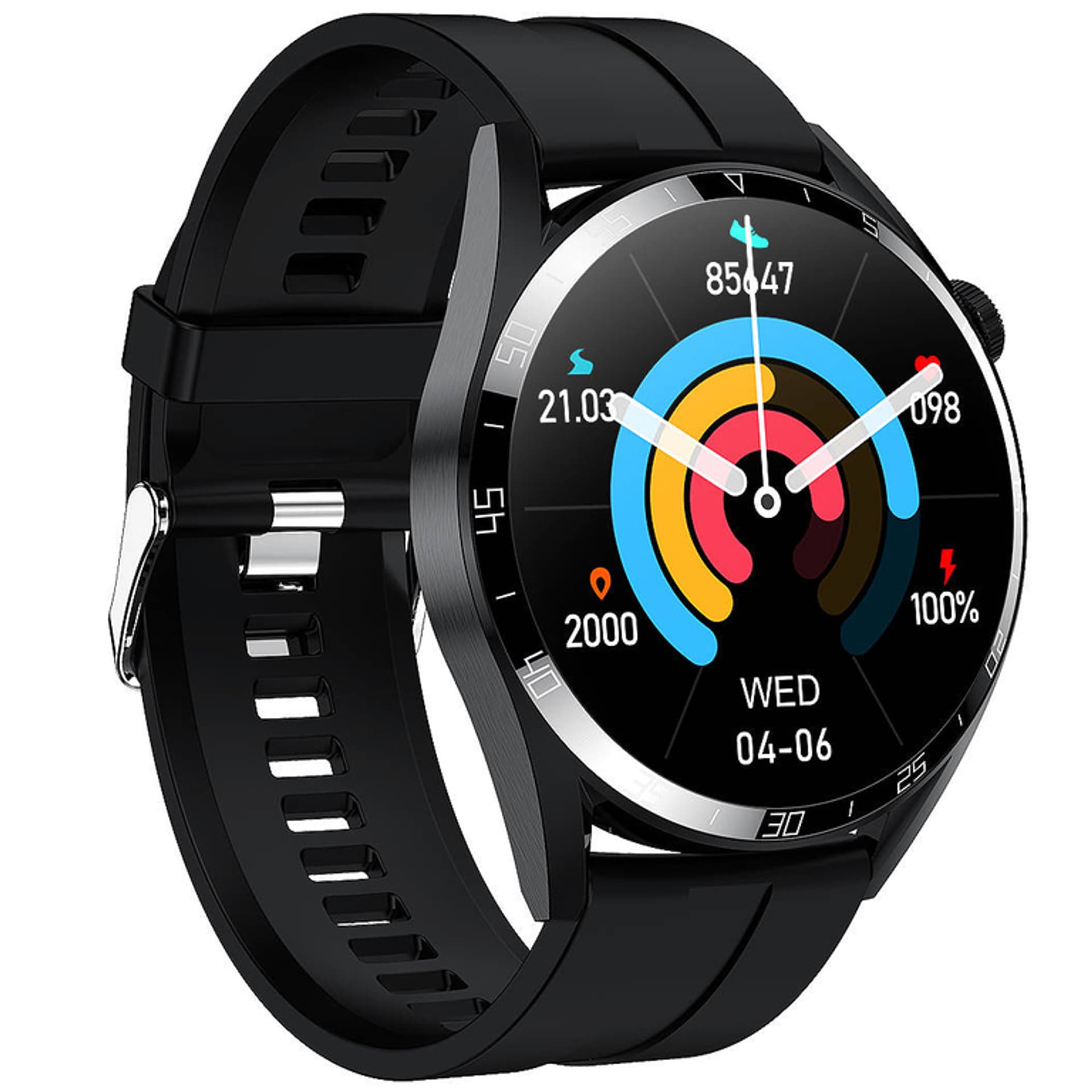 

SMARTWATCH MĘSKI PACIFIC 42-04 - ROZMOWY BLUETOOTH, ASYSTENT GŁOSOWY (sy035d)