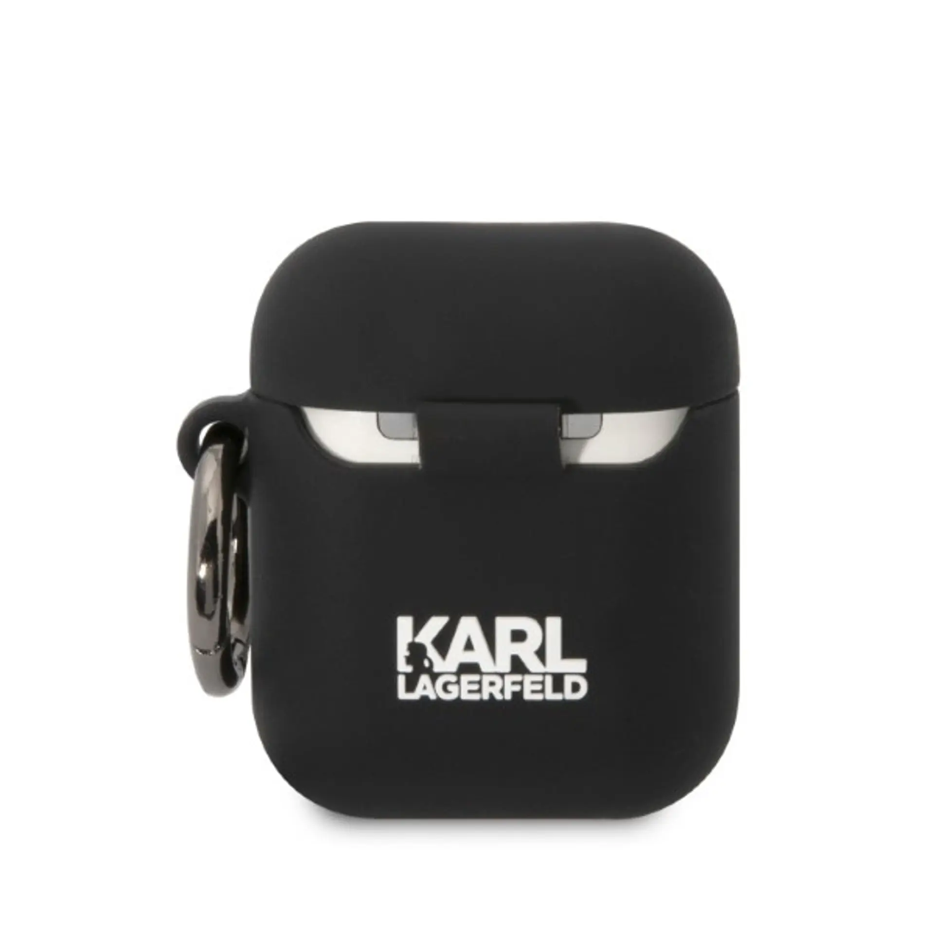 

Karl Lagerfeld KLA2RUNCHK AirPods 1/2 cover czarny/black Silicone Choupette Head 3D