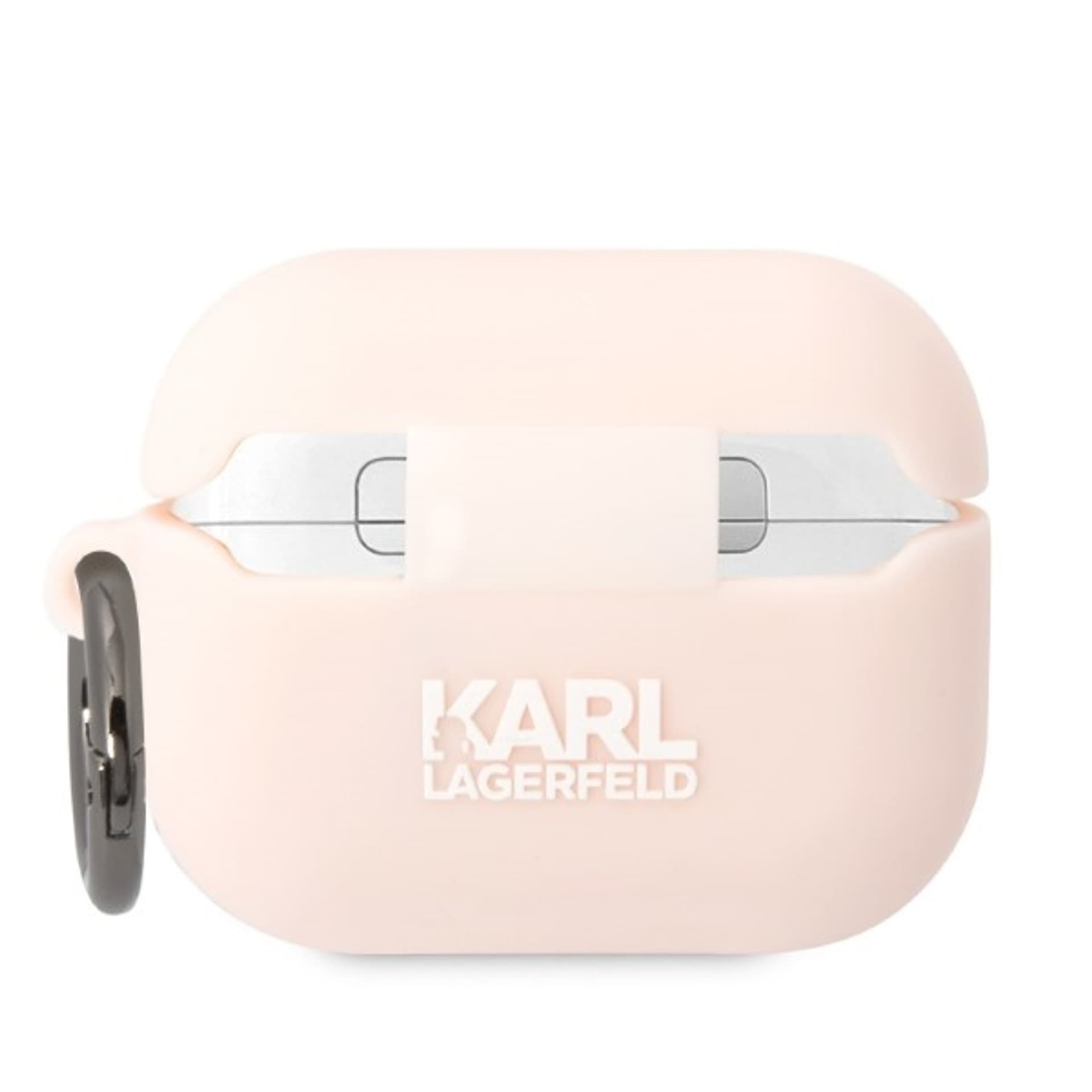 

Karl Lagerfeld KLAPRUNCHP AirPods Pro cover różowy/pink Silicone Choupette Head 3D