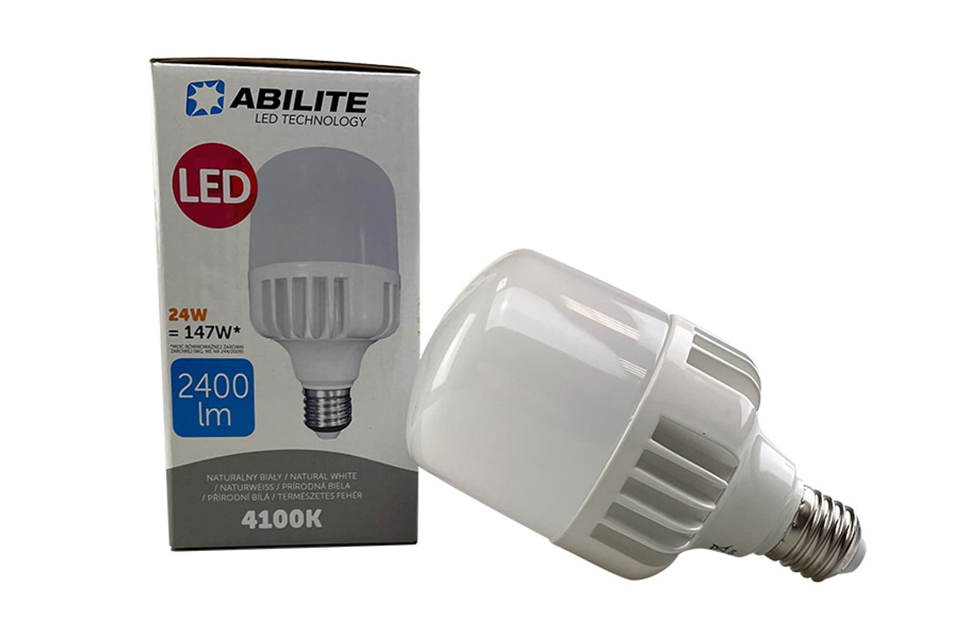 

ŻARÓWKA LED ABILITE MANGO SLIM B.NATURALNA E27 24W/230V