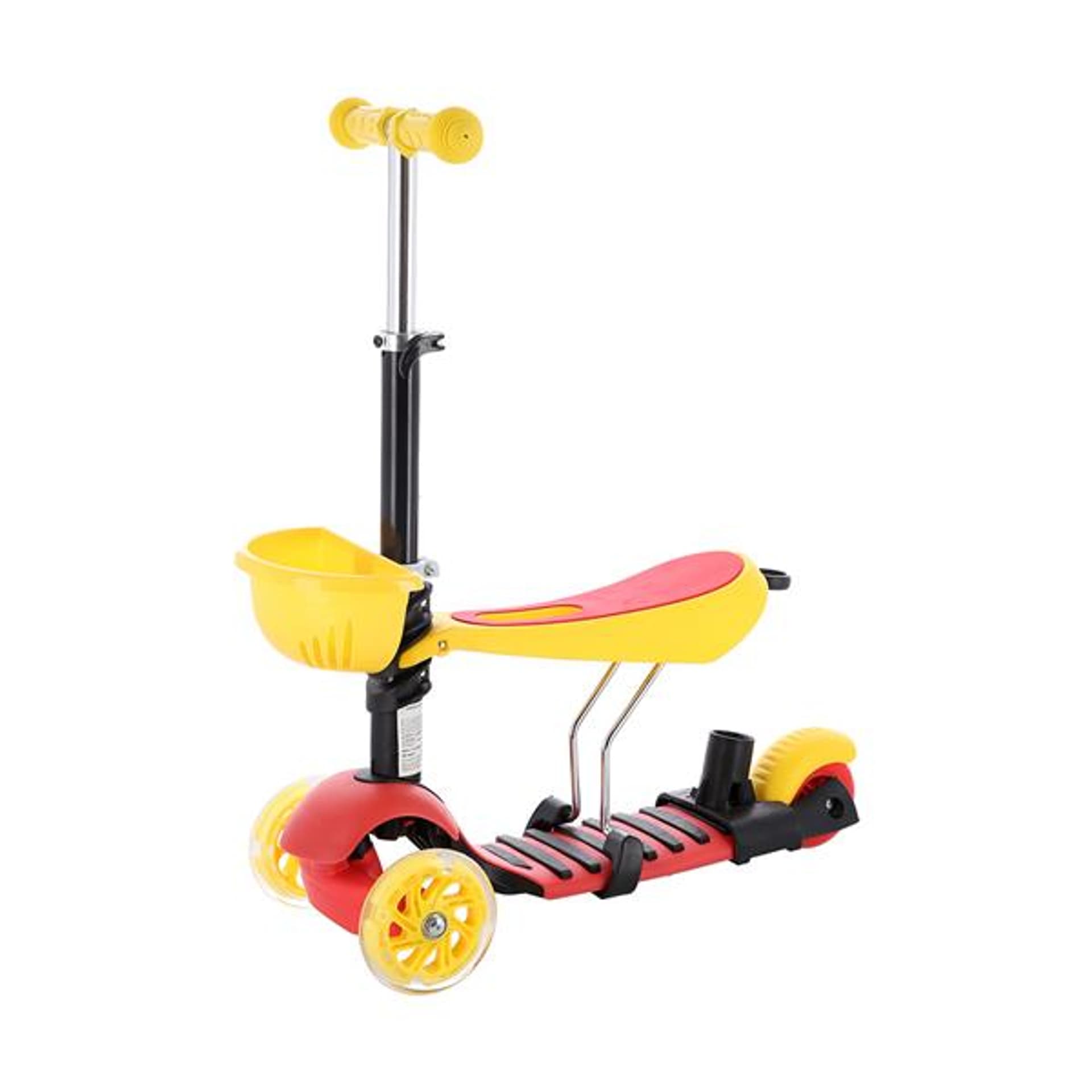 

HLB07 4w1 BLACK-YELLOW-RED HULAJNOGA DZIECIĘCA SIGNA