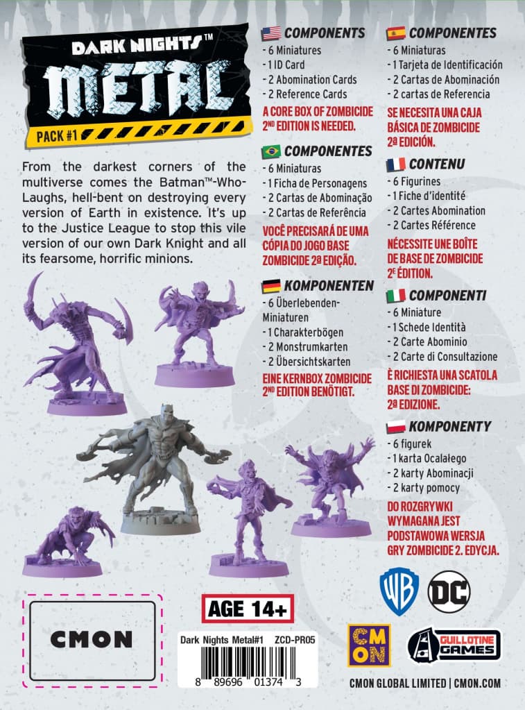 

GRA PLANSZOWA ZOMBICIDE 2edycja: DARK NIGHTS METAL PACK 1 - dodatek PORTAL