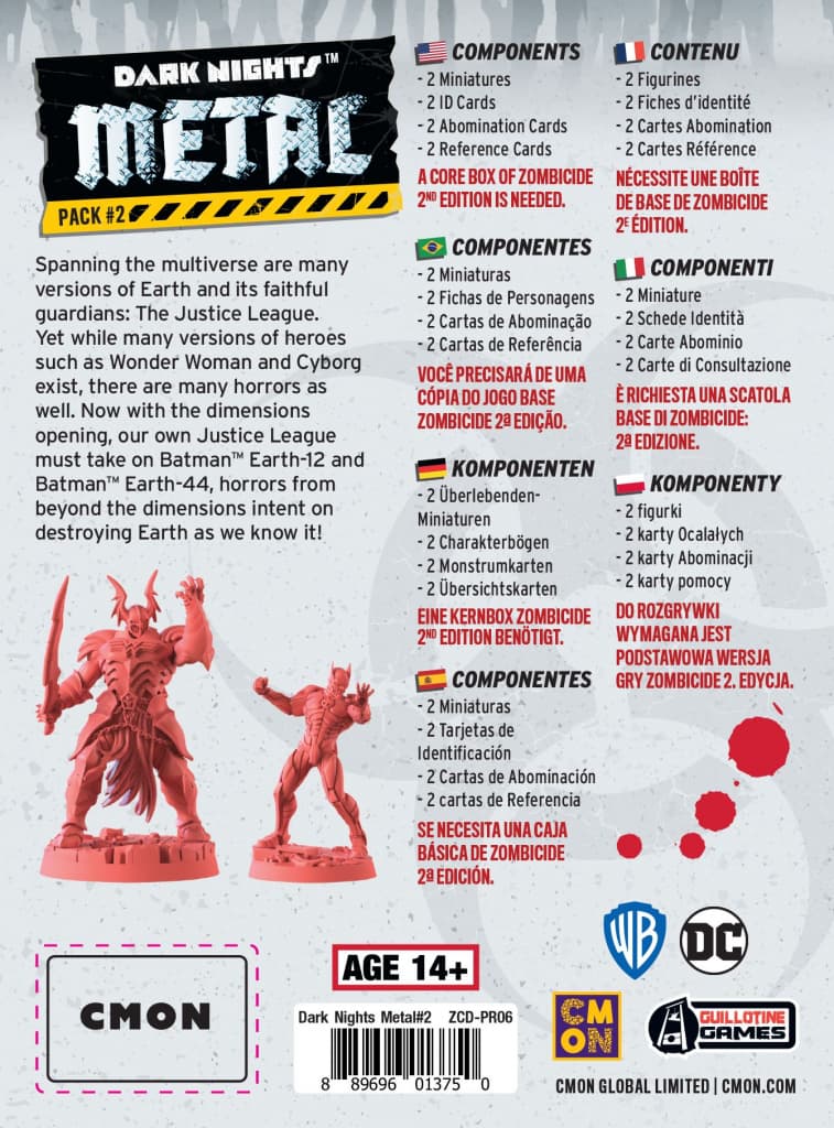 

GRA PLANSZOWA ZOMBICIDE 2edycja: DARK NIGHTS METAL PACK 2 - dodatek PORTAL