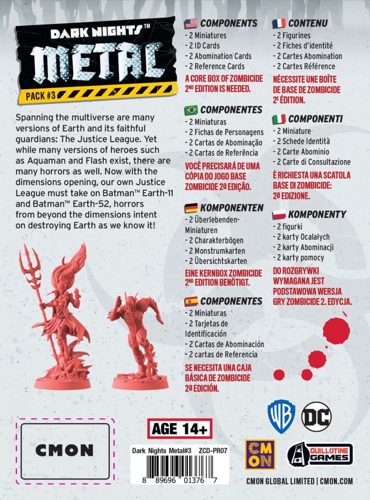 

GRA PLANSZOWA ZOMBICIDE 2edycja: DARK NIGHTS METAL PACK 3 - dodatek PORTAL