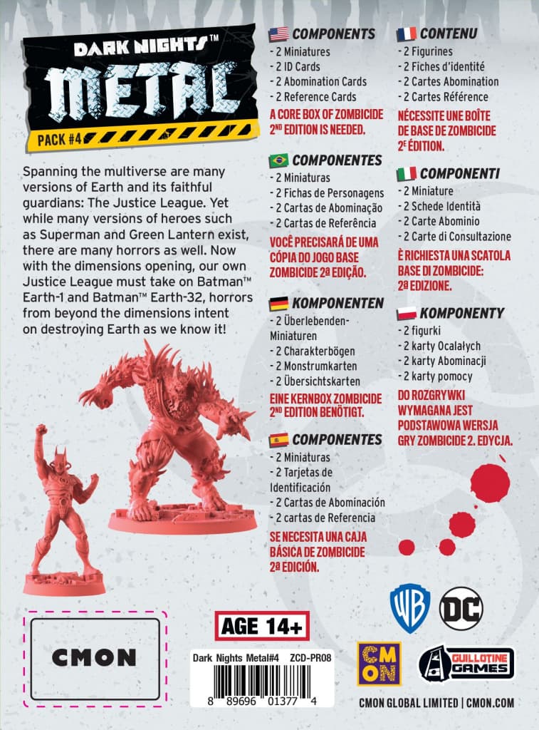 

GRA PLANSZOWA ZOMBICIDE 2edycja: DARK NIGHTS METAL PACK 4 - dodatek PORTAL