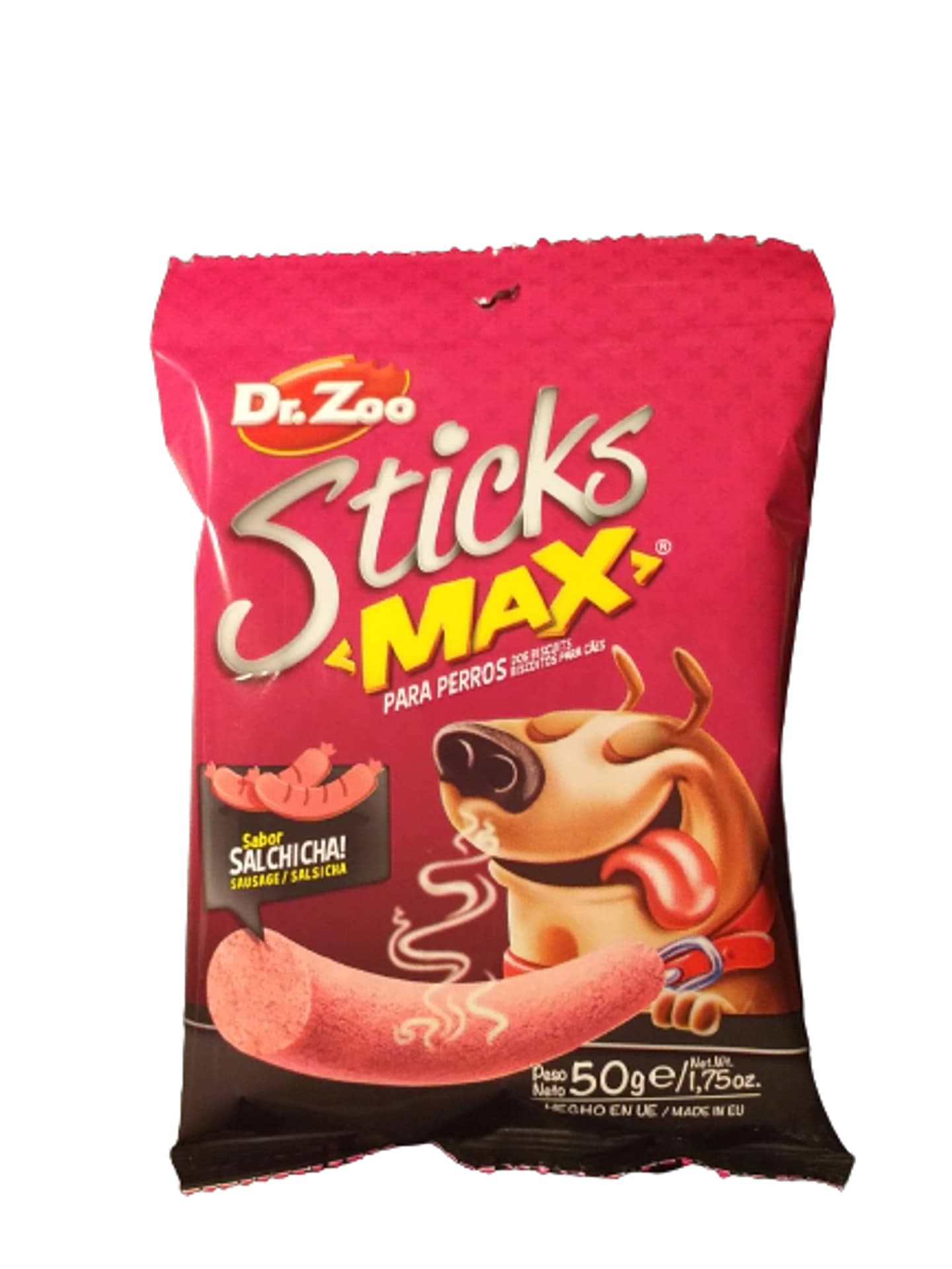 

DR ZOO Sticks Max Salchicha - Paluszki Max dla psa o smaku kiełbaski 50g [11187]