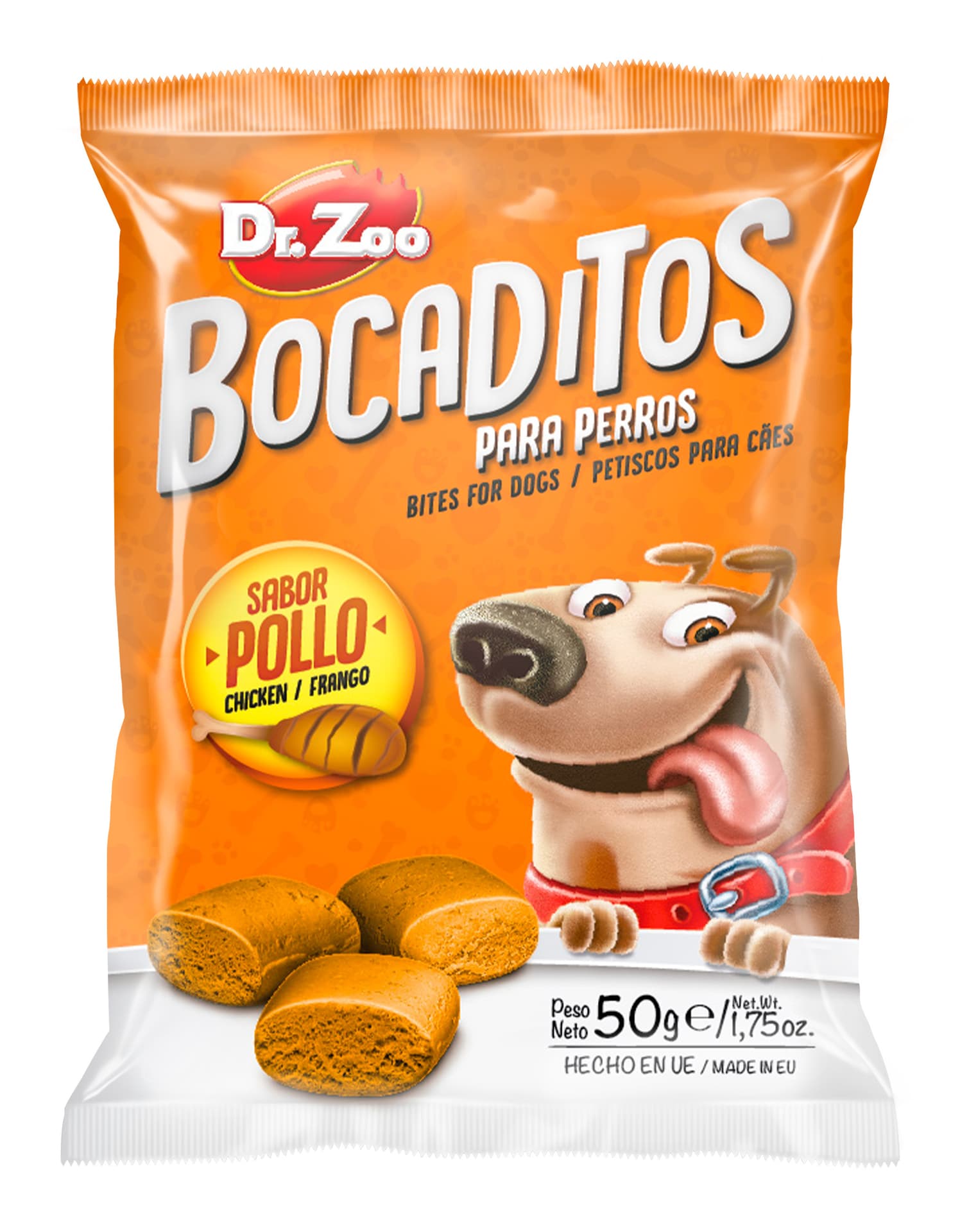

DR ZOO Bocaditos Pollo - Przekąski dla psa o smaku kurczaka 50g [11140]