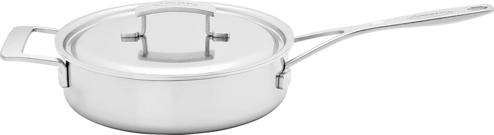 

Patelnia głęboka z 2 uchwytami i pokrywką DEMEYERE Industry 5 40850-747-0 - 28 cm