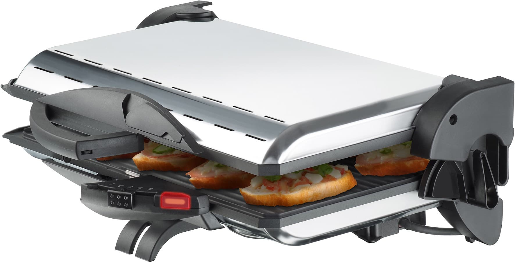 

Grill elektryczny Steba PG 4.3 (składany; 2000W; kolor czarno-srebrny)