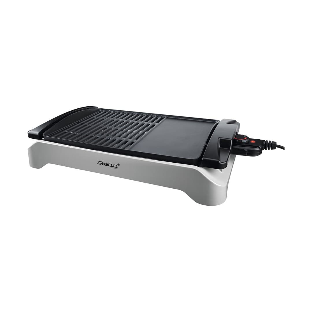 

Grill elektryczny Steba VG 101 (stołowy-otwarty; 2000W; kolor czarno-srebrny)