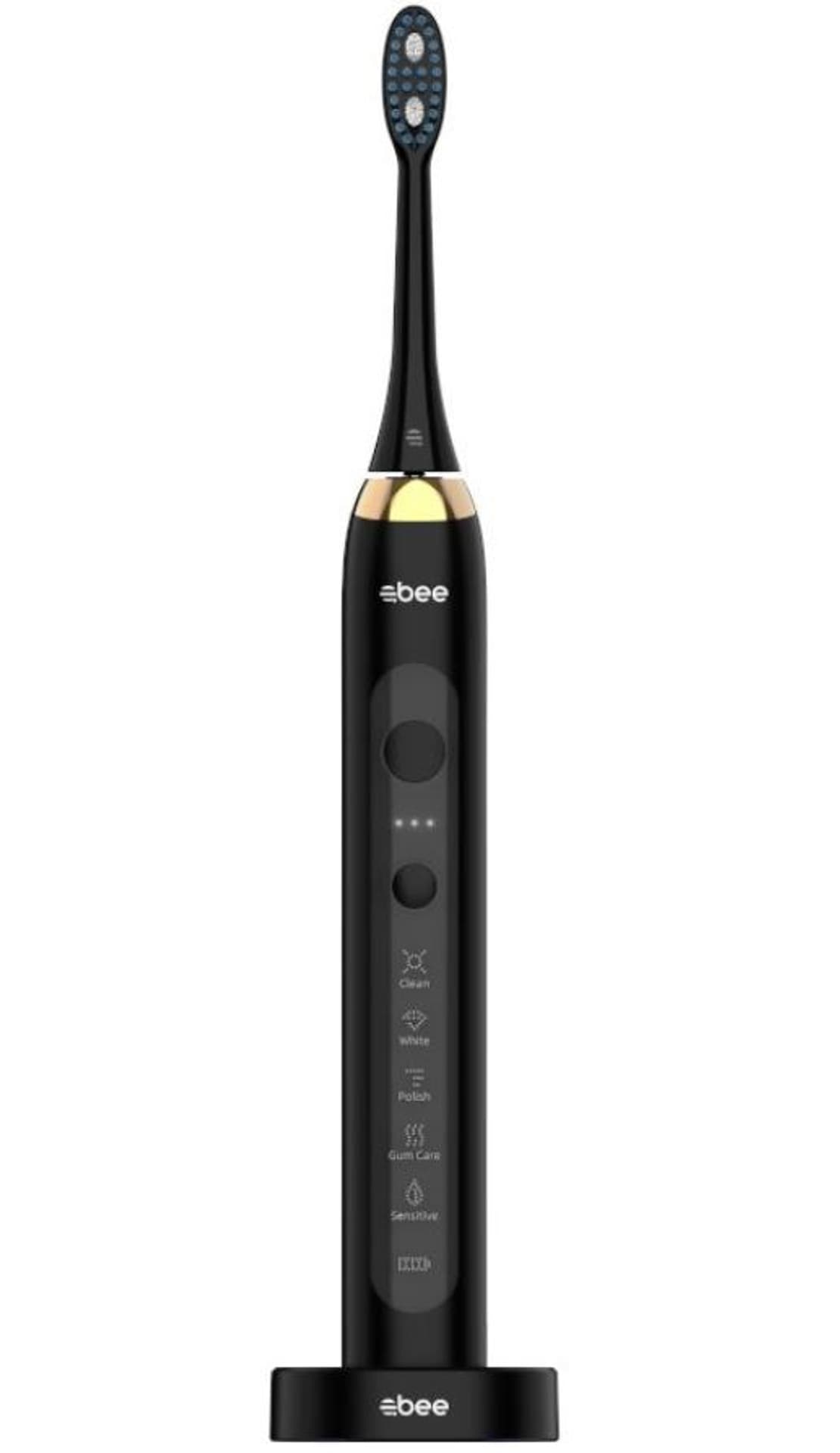 

ABEE SZCZOTECZKA SONICZNA DO ZĘBÓW+2 KOŃCÓWKI Z WŁÓKNA DUPONT SONIC ST ULTRA CZARNA