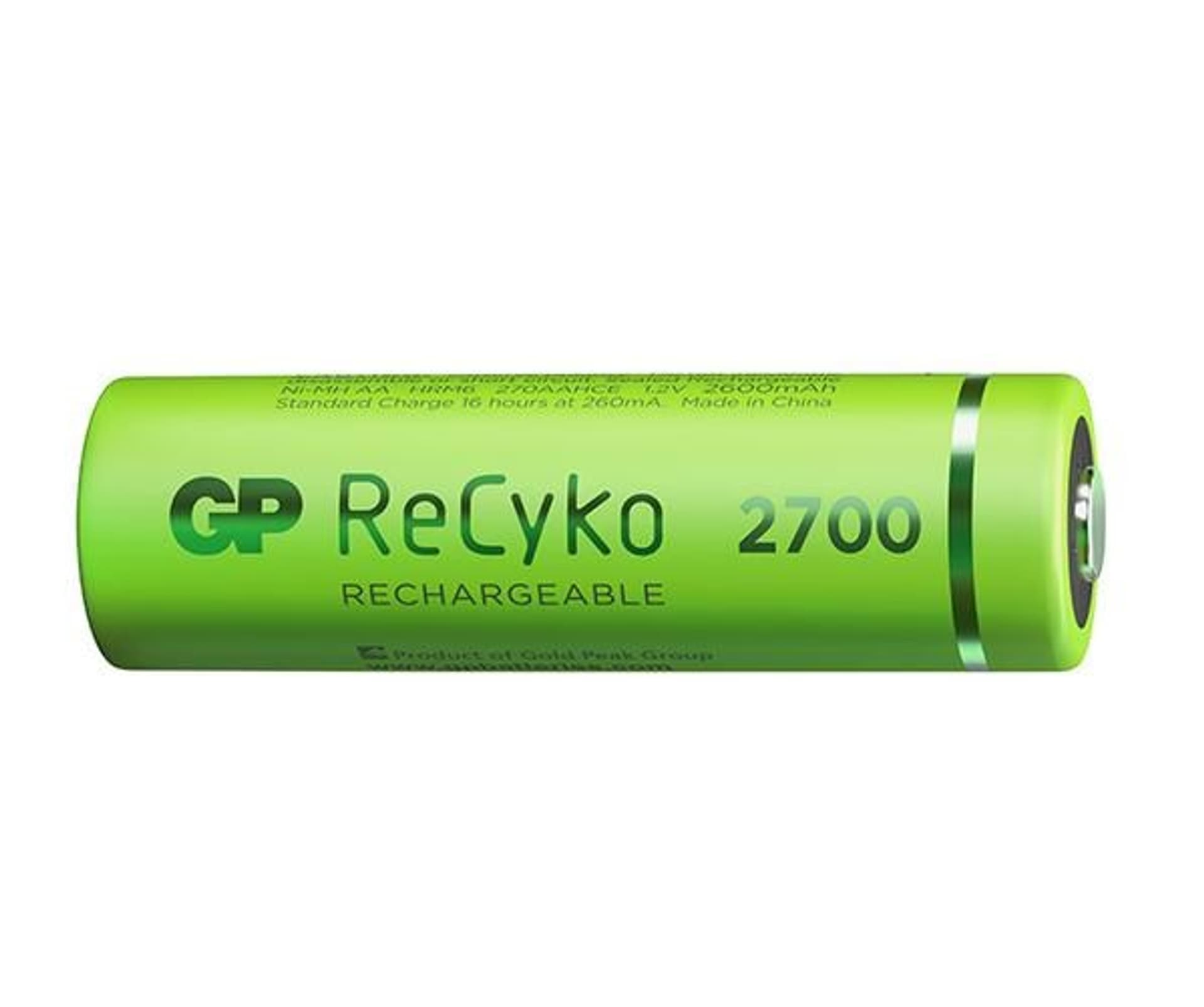 

GP 4 X AKUMULATORKI AA / R6 GP RECYKO 2700 SERIES NI-MH 2600MAH 270AAHCE-5EB4