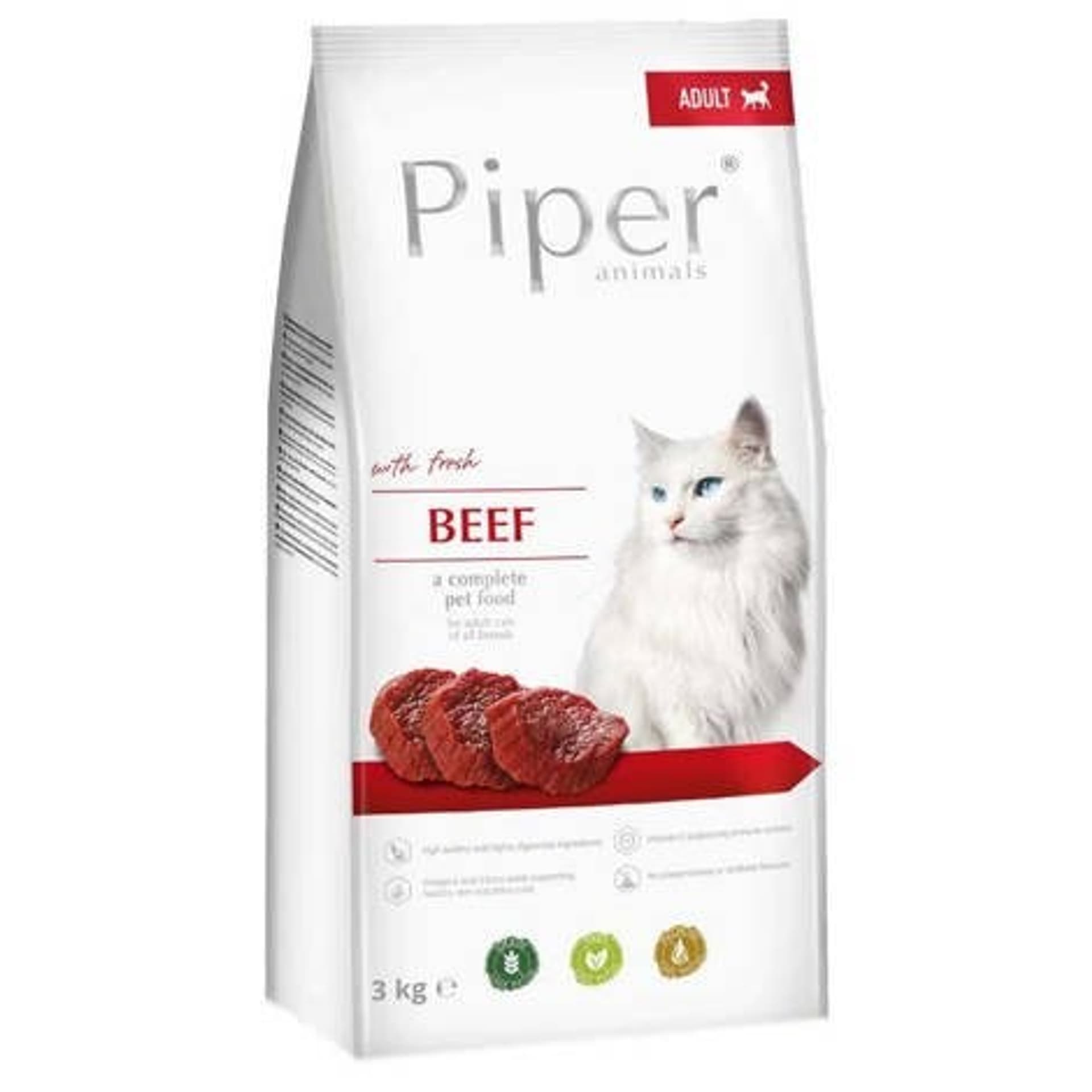 

DOLINA NOTECI Piper z wołowiną 3 kg, karma sucha dla kota