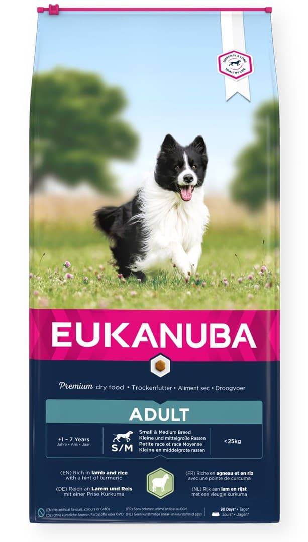 

EUKANUBA Adult Small&Medium Breed Rich In Lamb & Rice 14kg