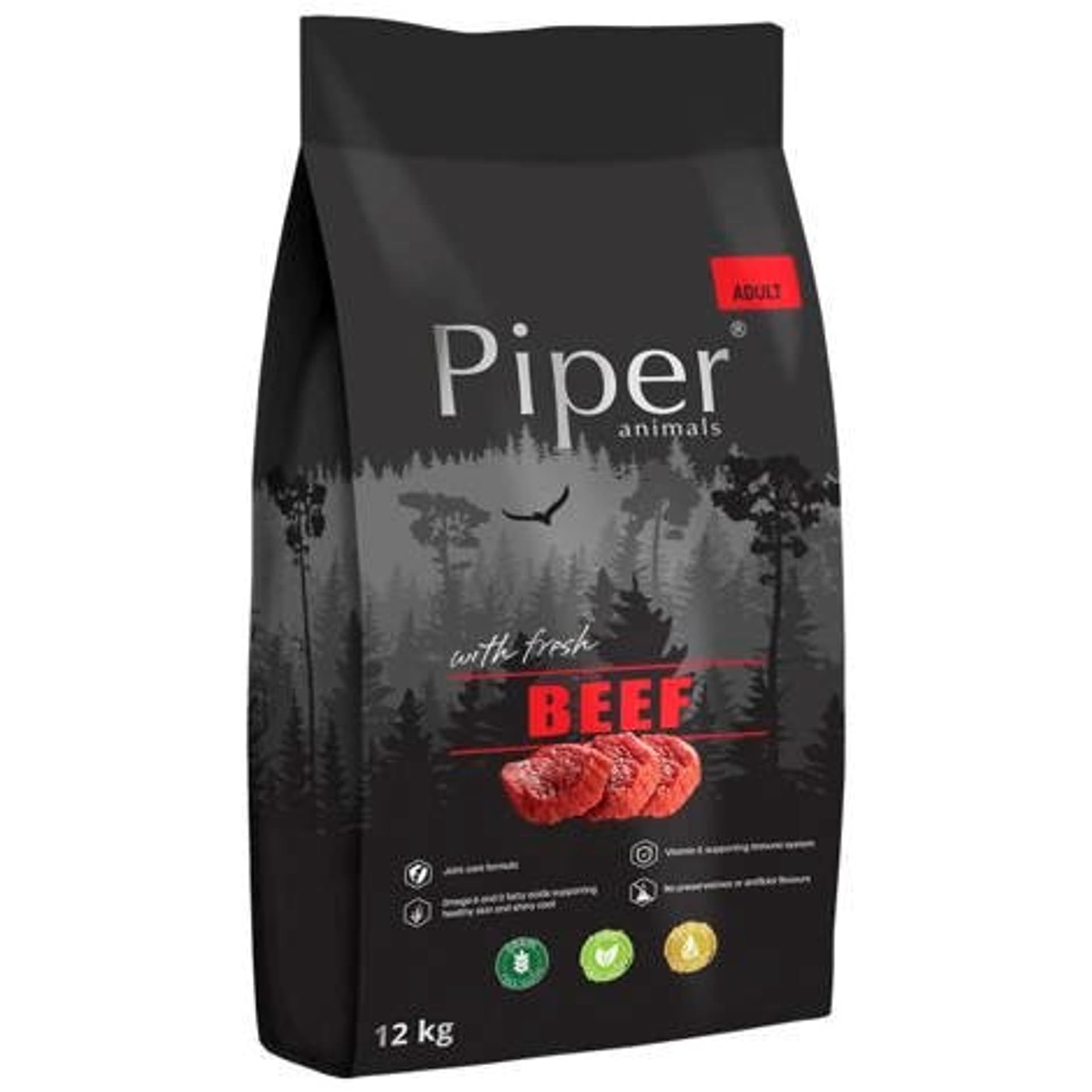 

DOLINA NOTECI Piper Animals z wołowiną 12 kg, karma sucha dla psa