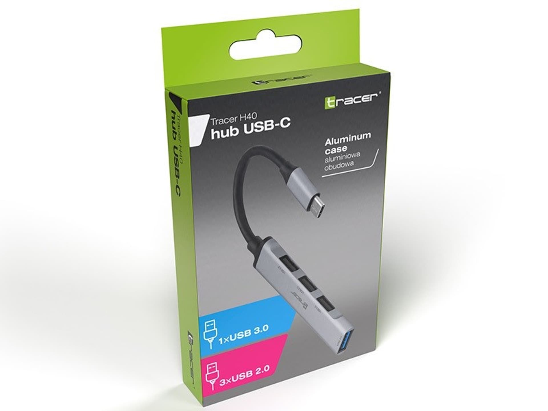 

TRACER HUB USB-C H40 4 PORTS TRAPOD46999