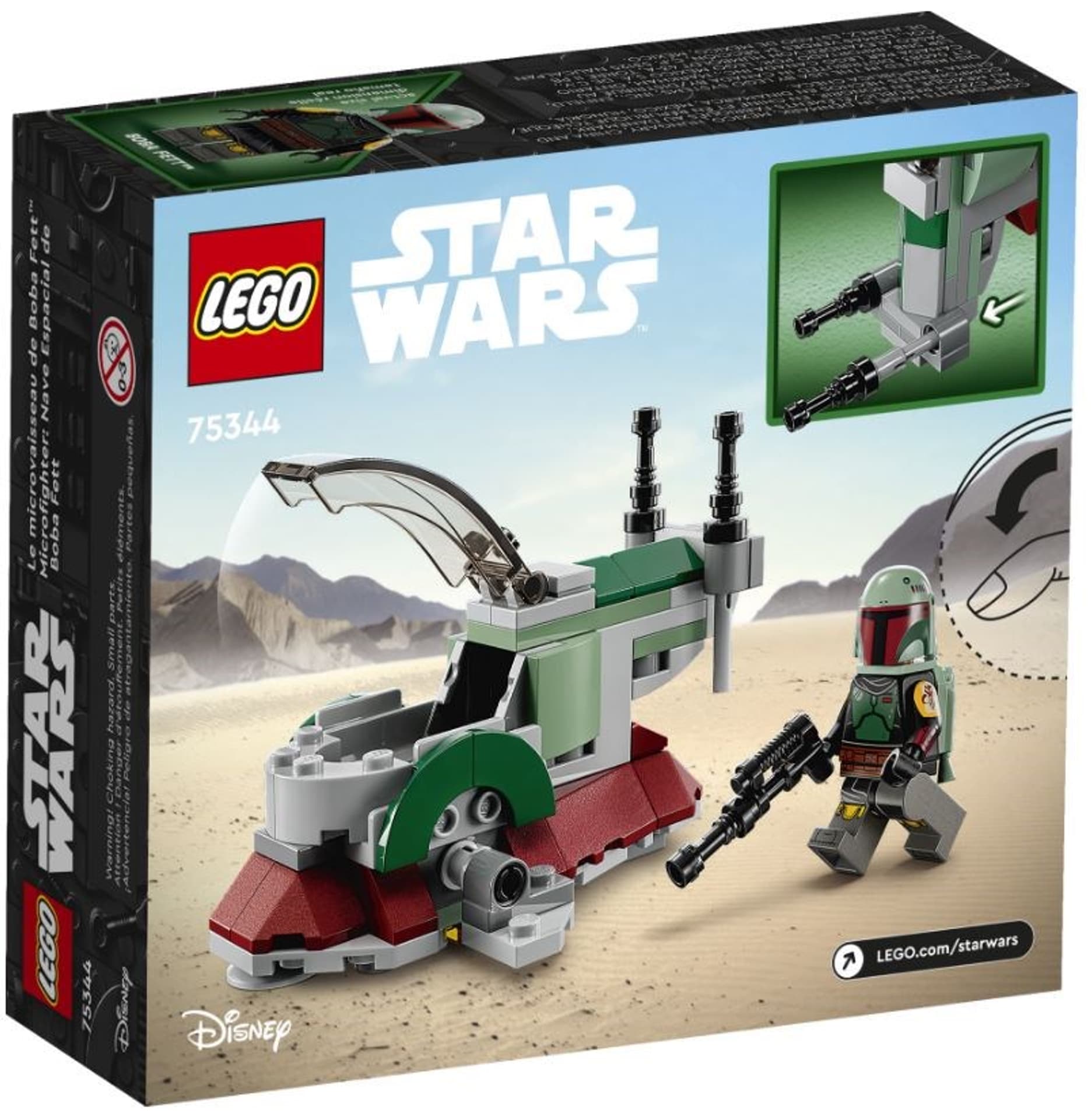 

LEGO Star Wars 75344 Mikromyśliwiec kosmiczny Boby Fetta