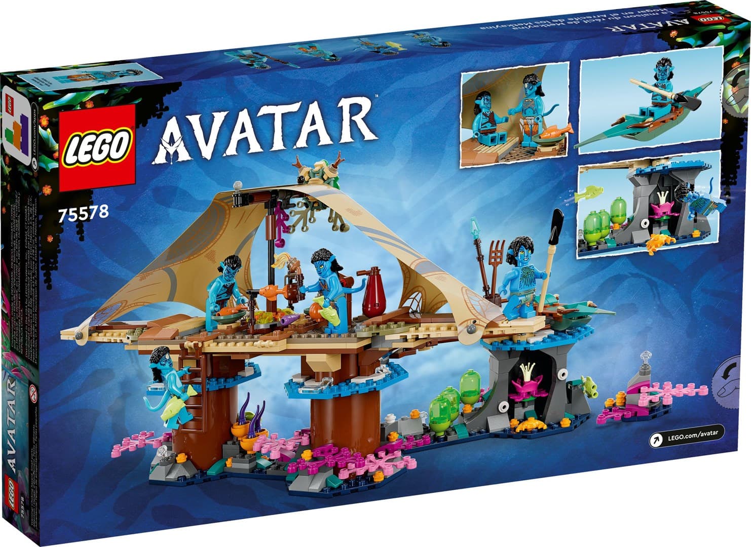 

LEGO Avatar 75578 Dom na rafie klanu Metkayina