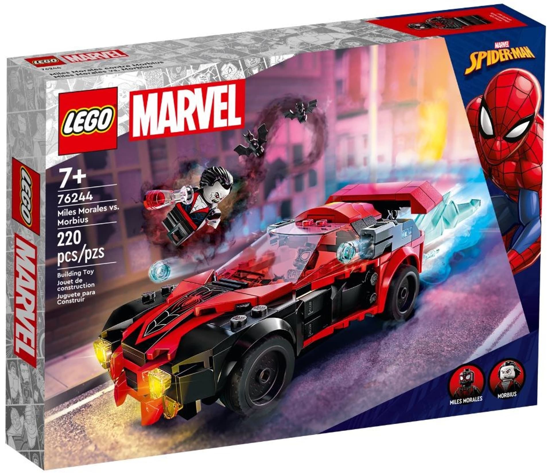 

LEGO Super Heroes Miles Morales kontra Morbius 76244