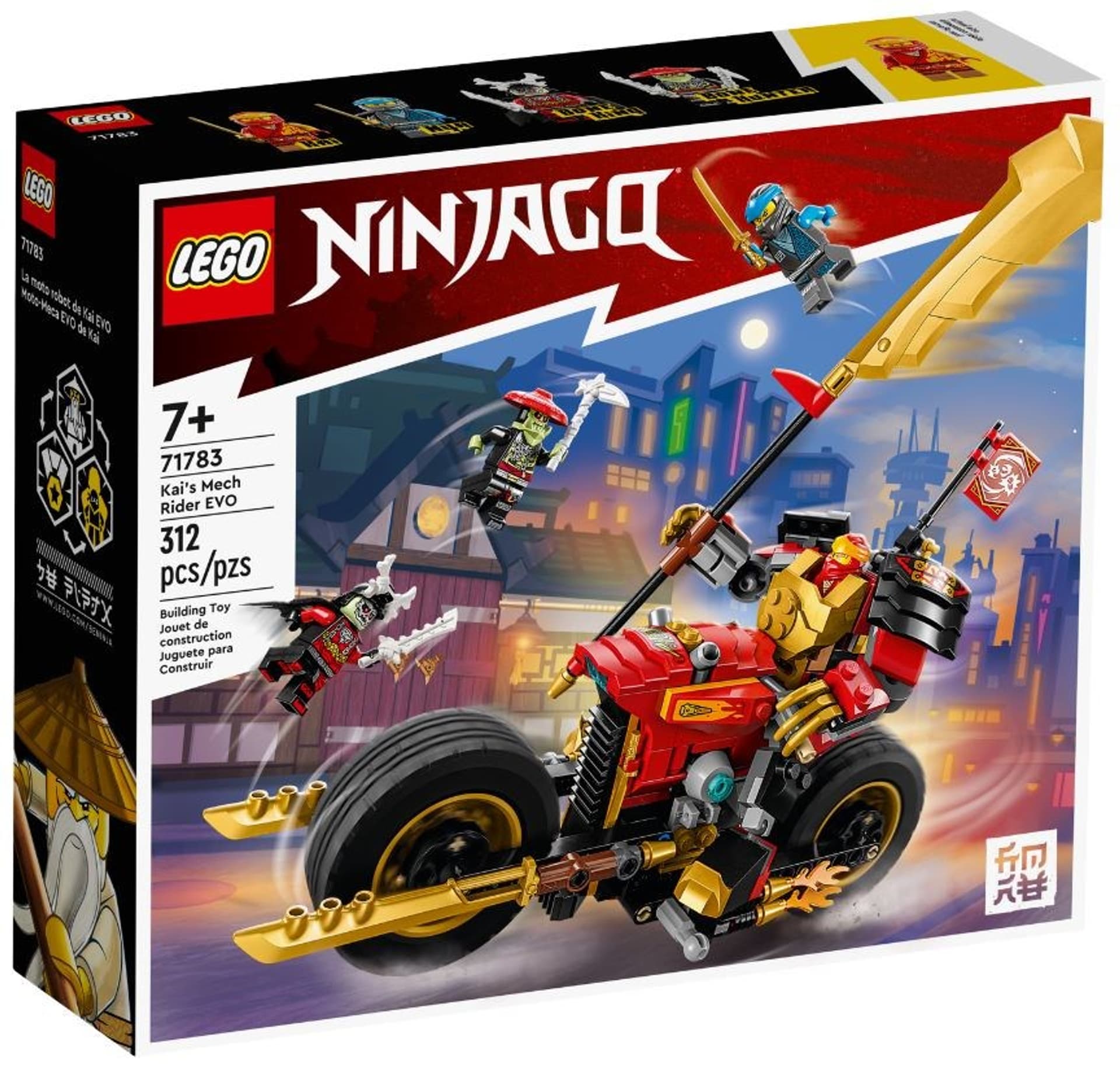 

LEGO Ninjago Jeździec-Mech Kaia EVO 71783