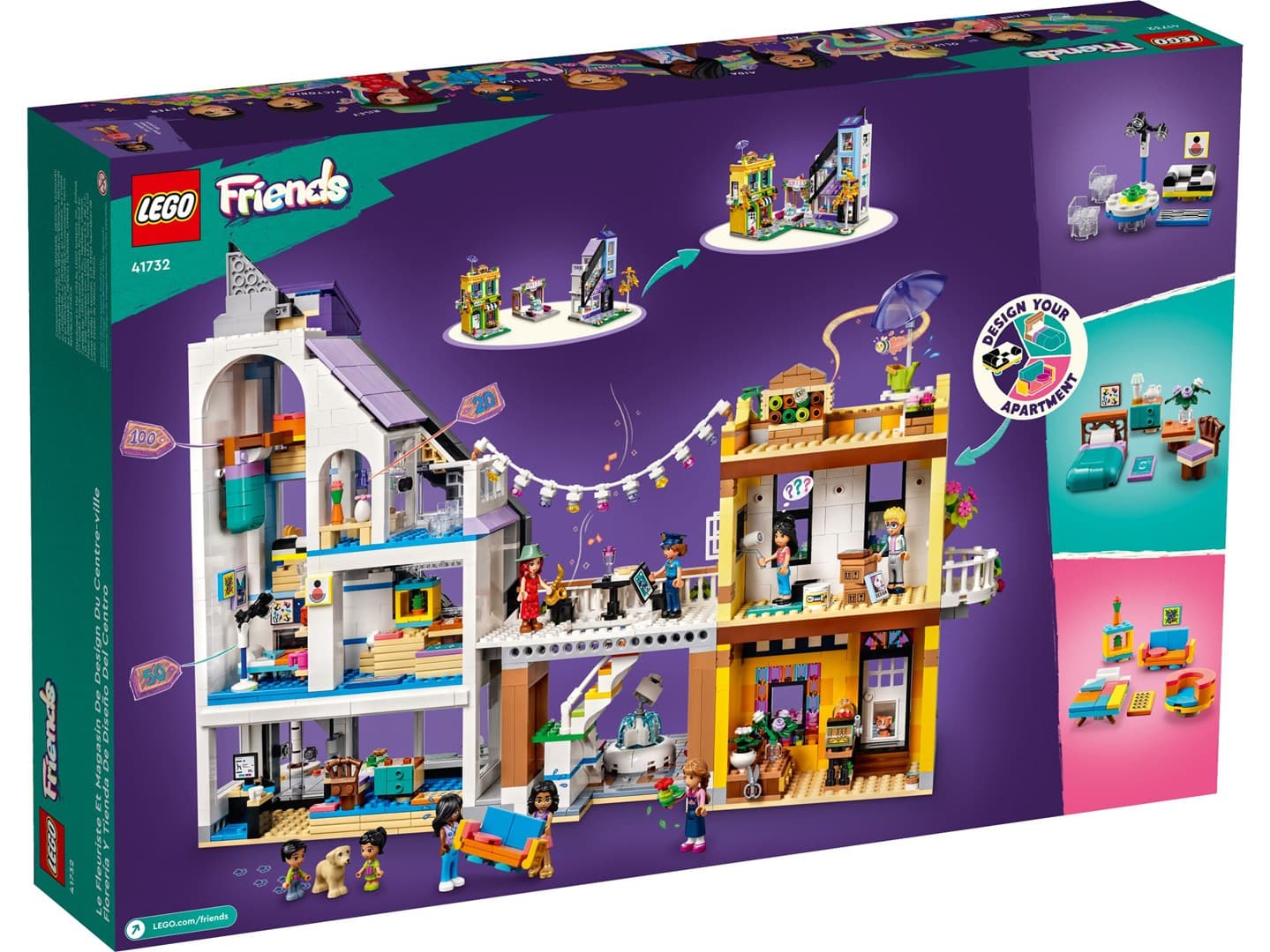 

LEGO Friends 41732 Sklep wnętrzarski i kwiaciarnia w śródmieściu