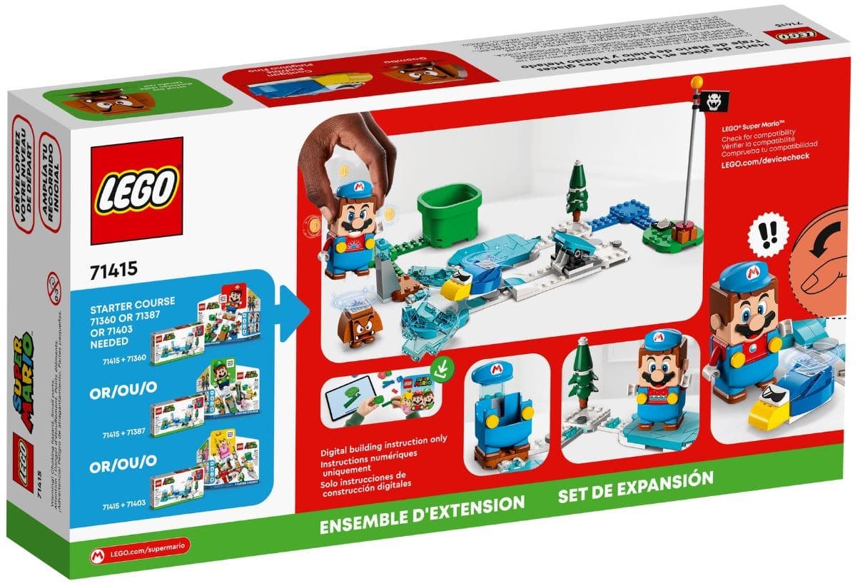 

LEGO Super Mario 71415 Mario - lodowy strój i kraina lodu - zestaw rozszerzający