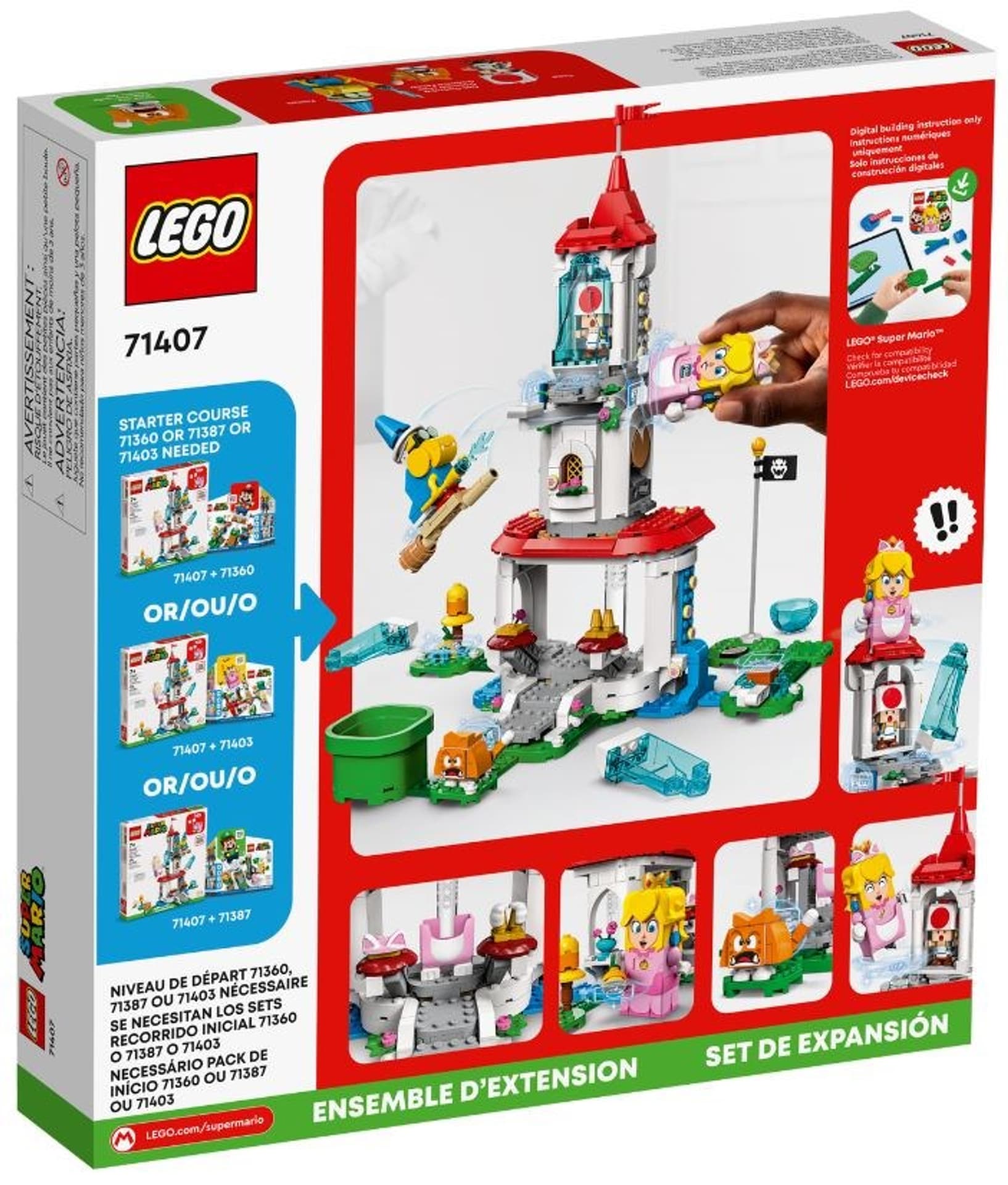 

LEGO Super Mario 71407 Cat Peach i lodowa wieża zestaw rozszerzający