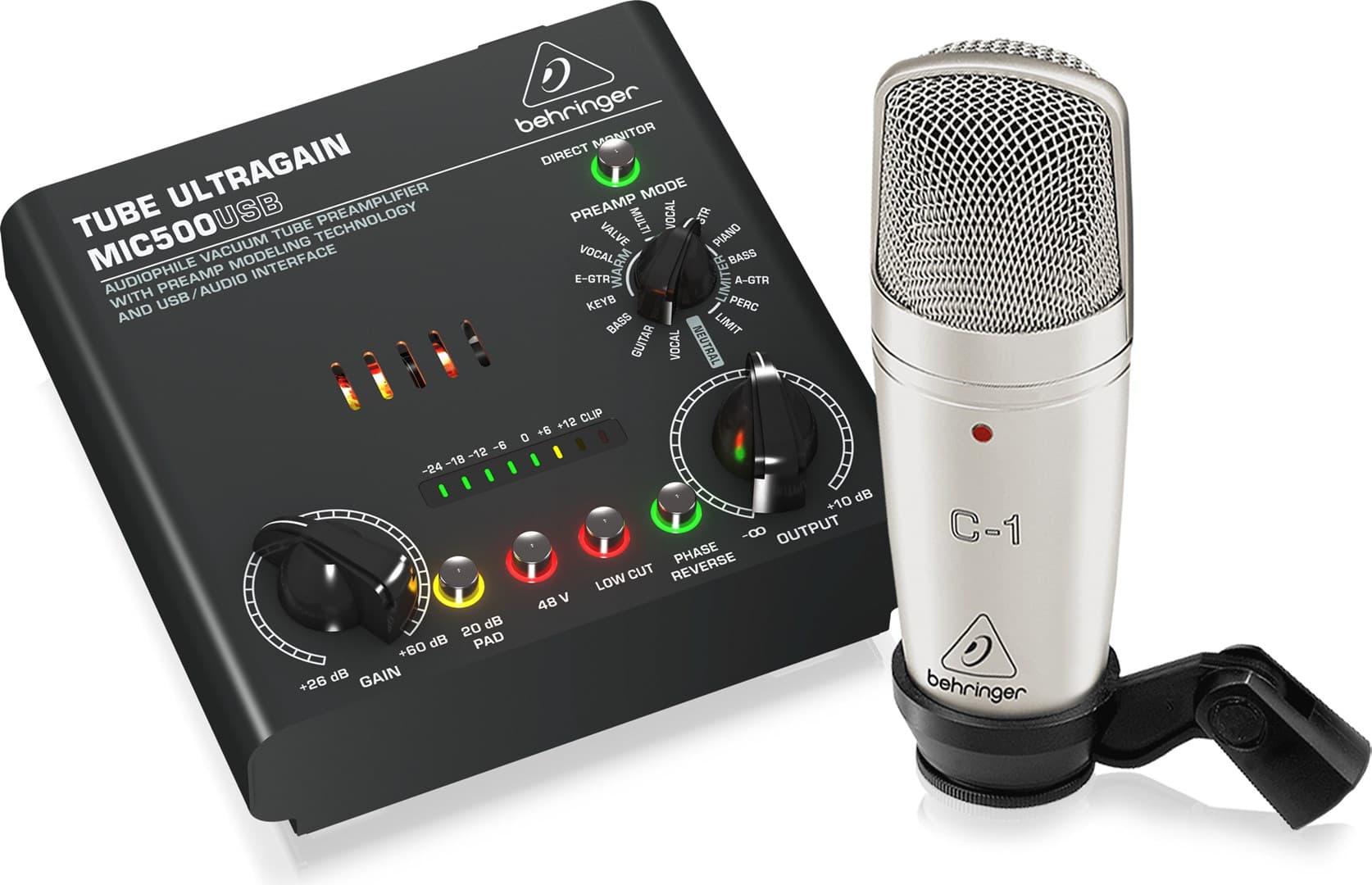 

Behringer VOICE STUDIO - Zestaw do nagrywania i podcastów