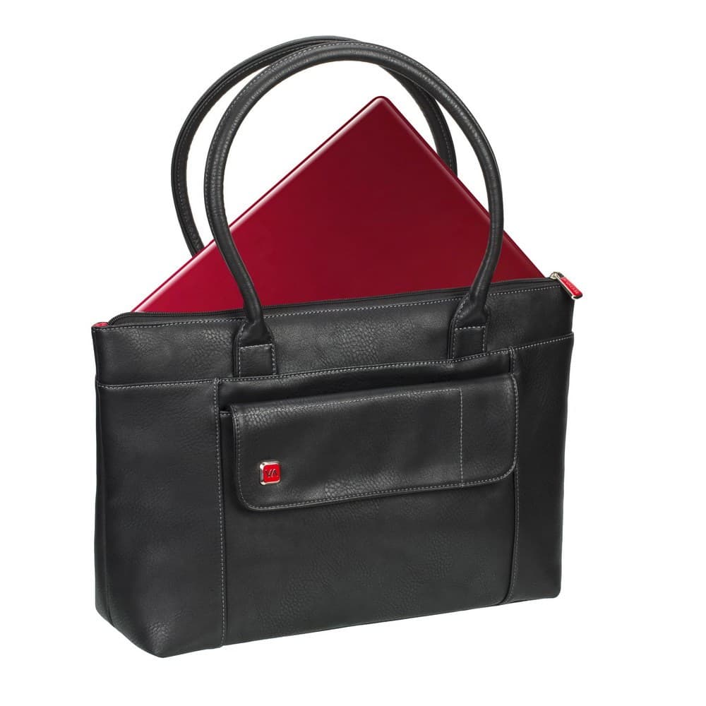 

RIVACASE TORBA DAMSKA NA LAPTOP 15,6" ORLY, CZARNA, Z MATERIAŁU WODOODPORNEGO, KIESZENIE NA TABLET,SMARTFON, DOKUMENTY I AKC.