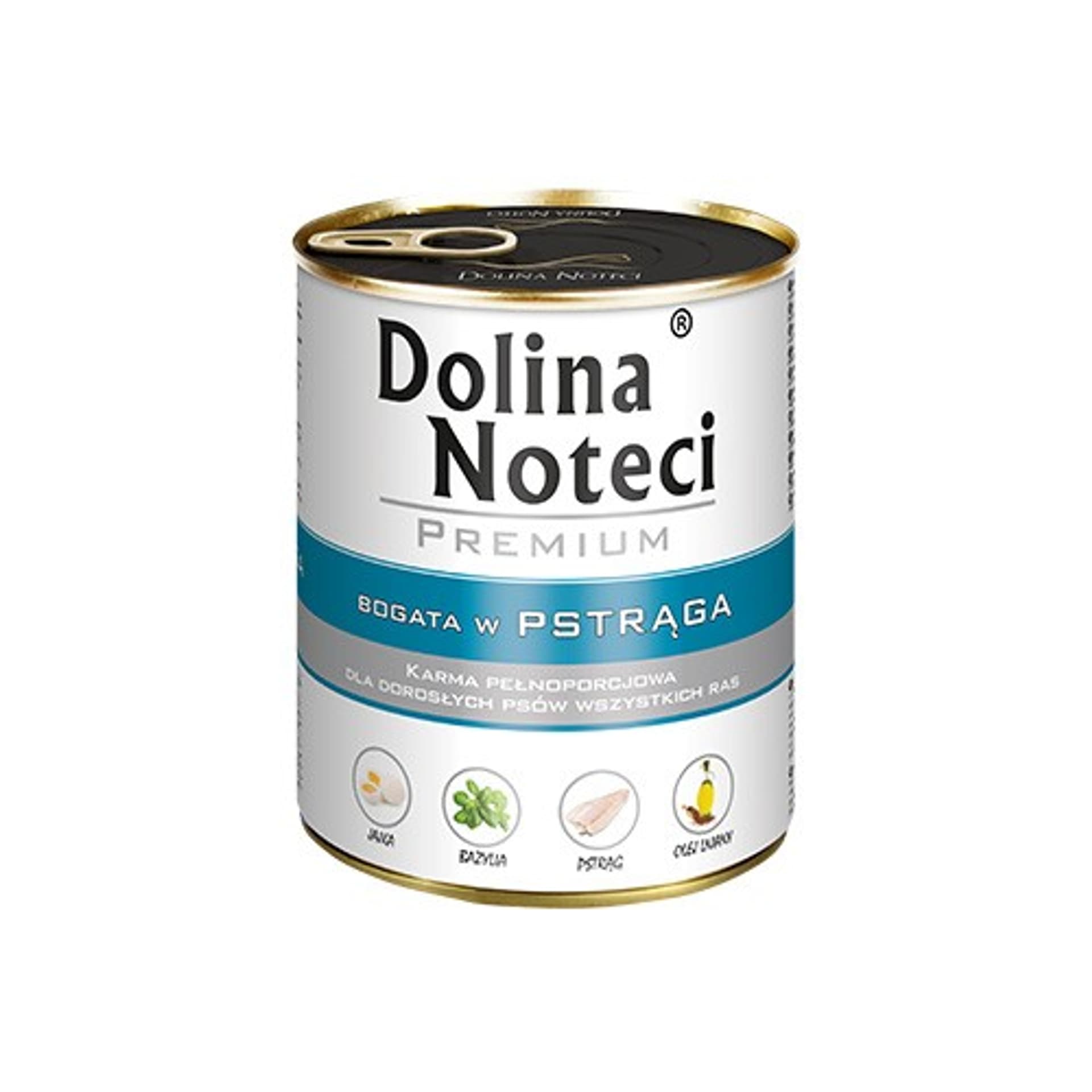 

DOLINA NOTECI Premium bogata w pstrąga - mokra karma dla psa - 800g