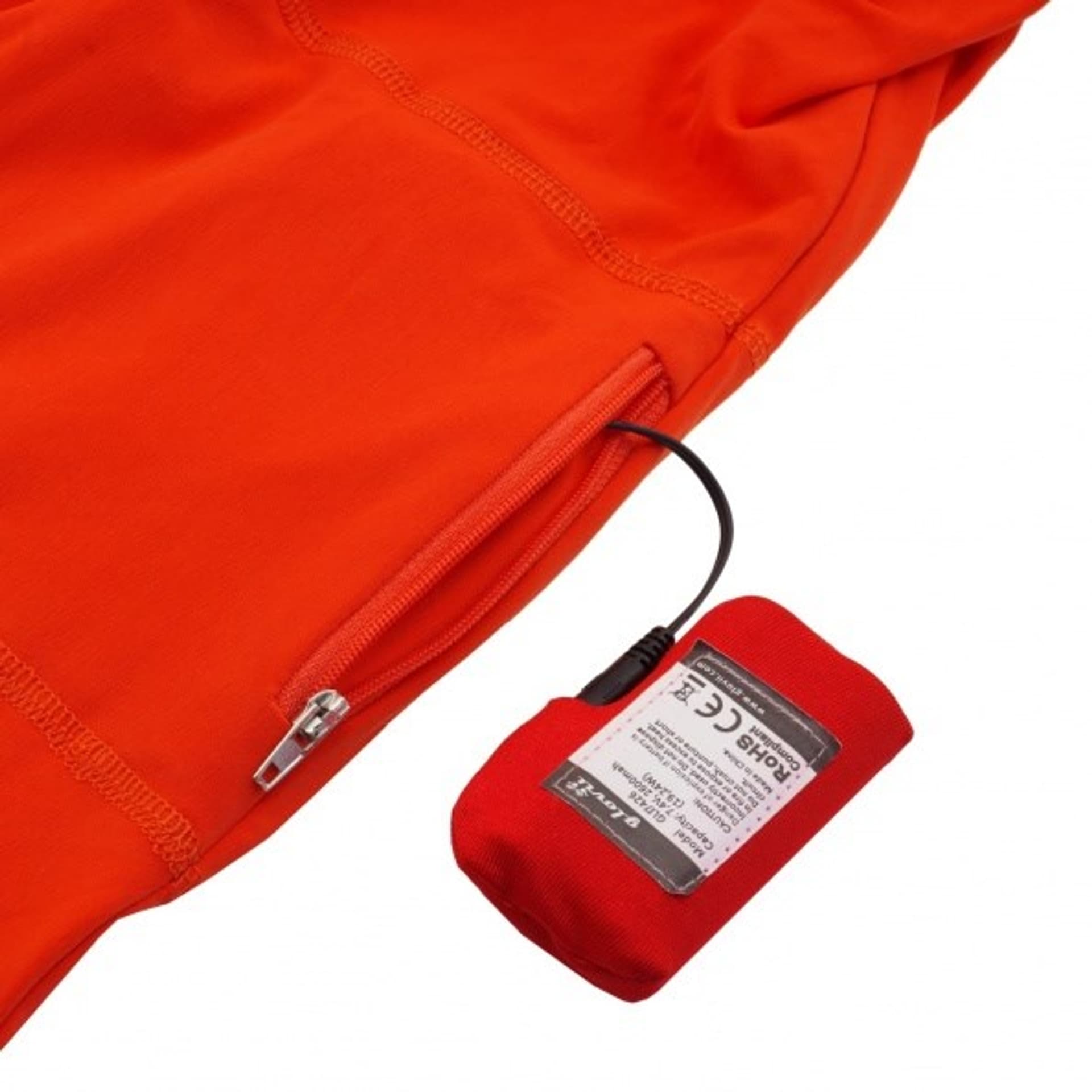 

Bluza z ogrzewaniem Glovii GJ1RXL (XL; kolor czerwony)