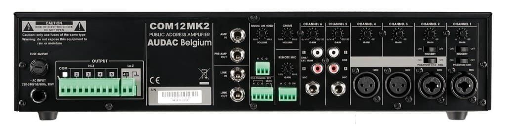

AUDAC WZMACNIACZ 120W 100V MK2 VERSION