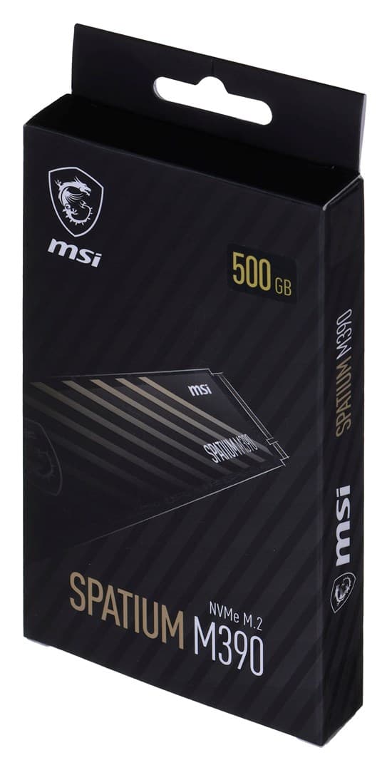 

Dysk SSD MSI SPATIUM M390 500GB PCIe 3.0 NVMe M.2