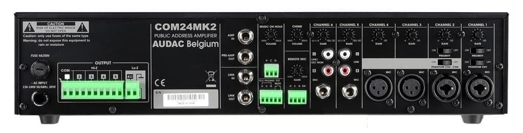 

AUDAC WZMACNIACZ 240W 100V MK2 VERSION