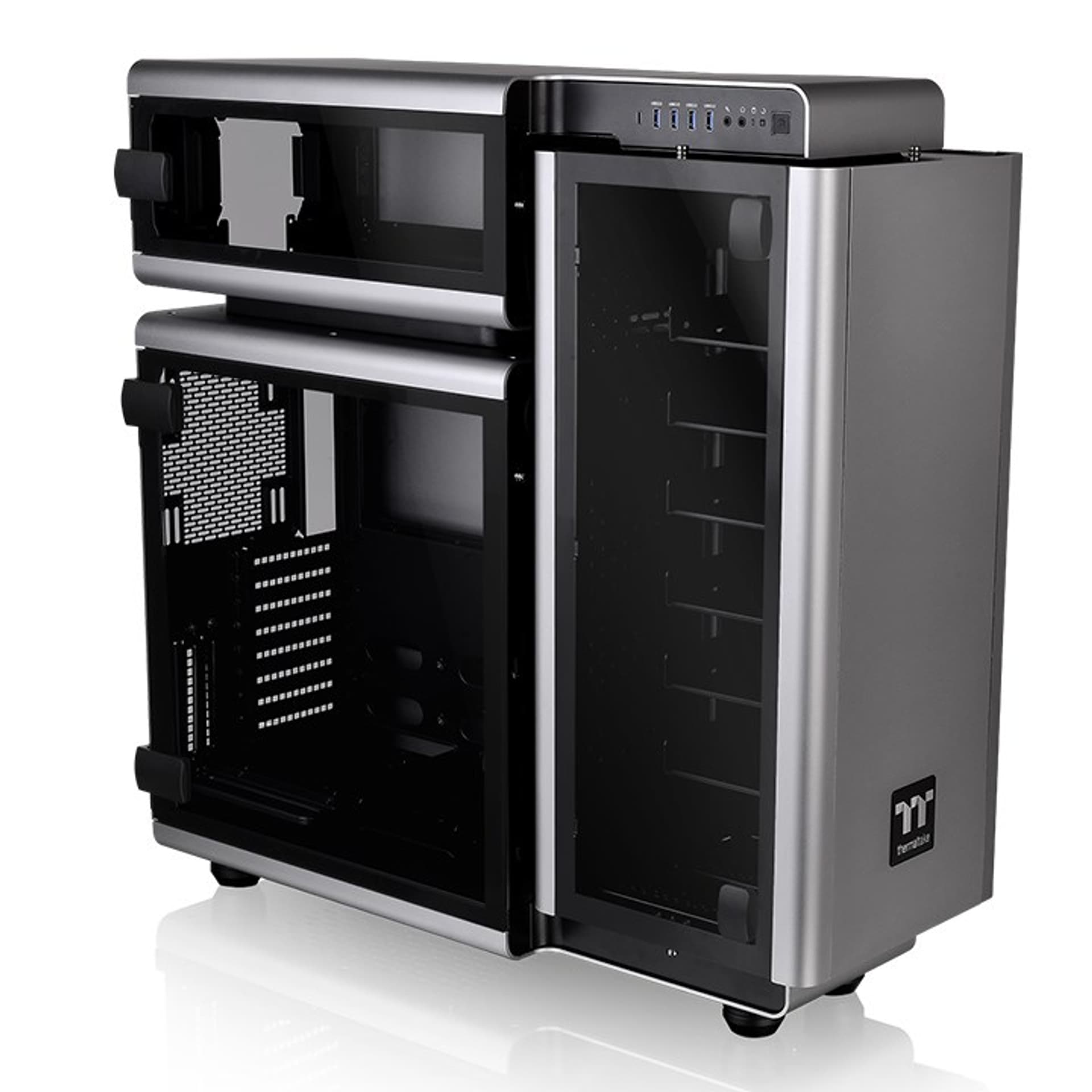 

Obudowa Thermaltake LEVEL 20 RGB CA-1J9-00F9WN-00 (ATX, Extended ATX, Micro ATX, Mini ITX; kolor szary)
