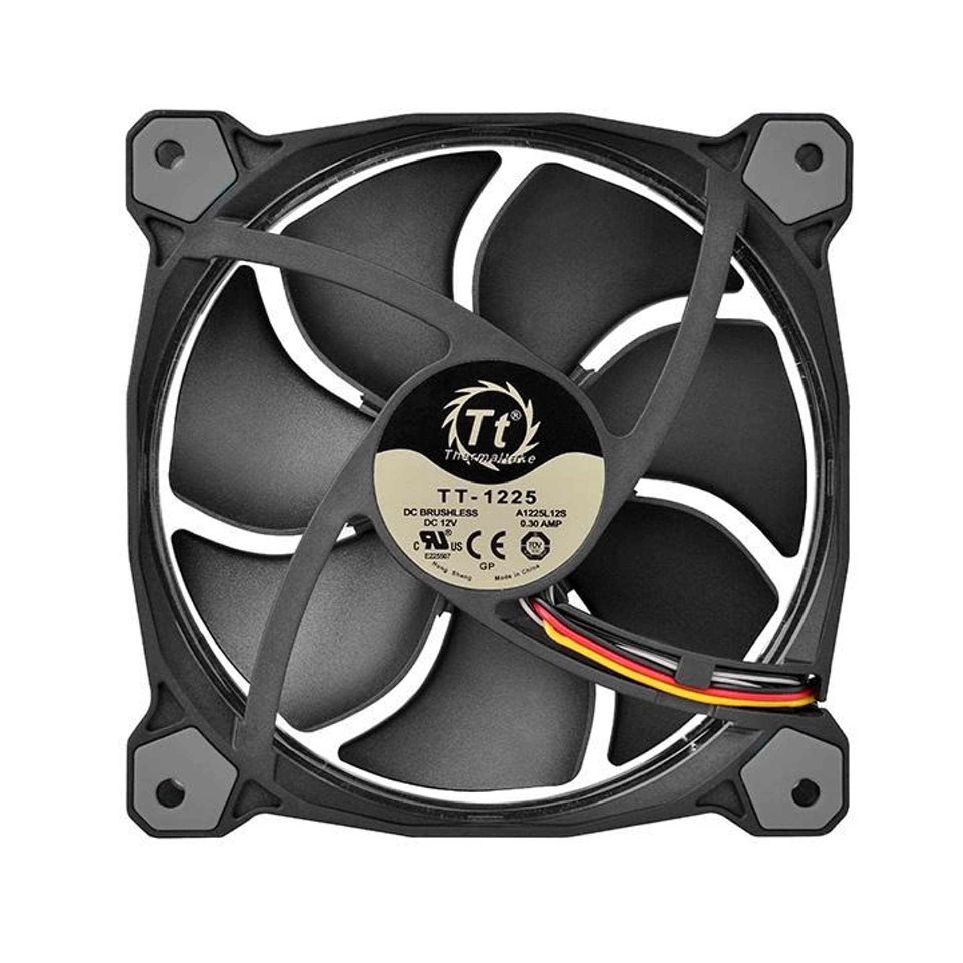 

Wentylator do obudowy Thermaltake Riing 12 LED White CL-F038-PL12WT-A (120 mm; 1500 obr/min; Biały)