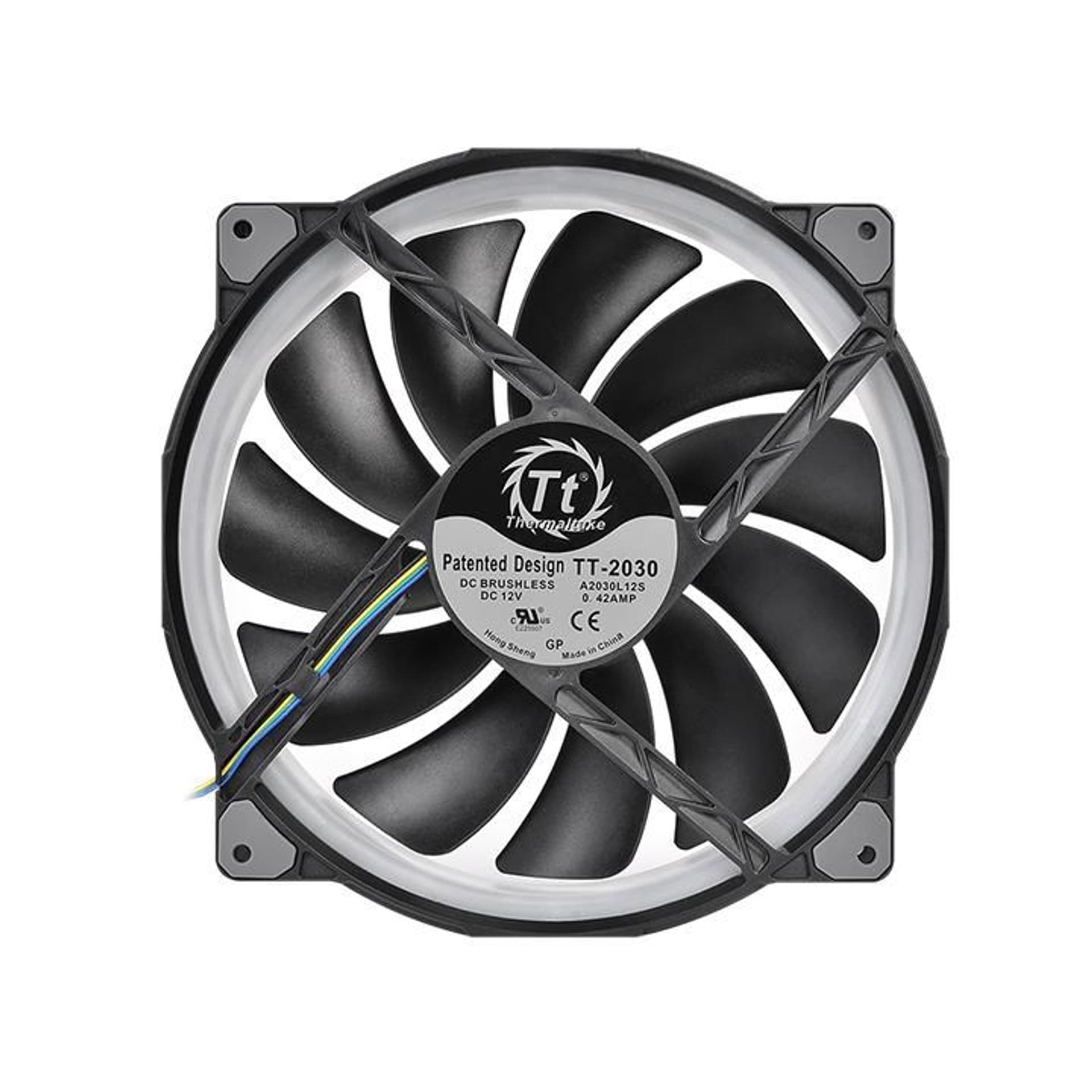 

Wentylator do obudowy Thermaltake Riing Plus 20 RGB CL-F069-PL20SW-A (200 mm; 1000 obr/min; RGB)