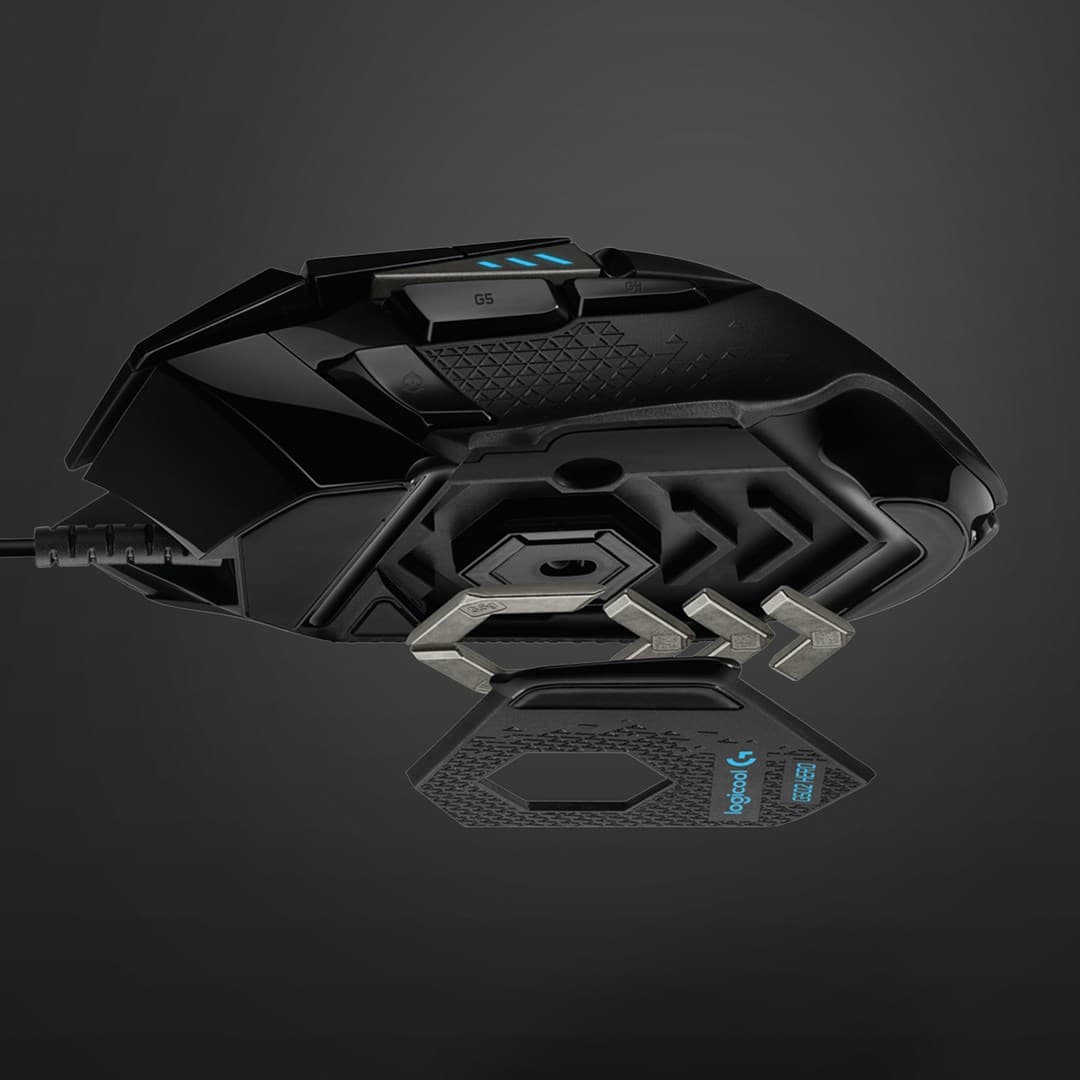 

Mysz Logitech G502 Hero 910-005470 (optyczna; 16000 DPI; kolor czarny)