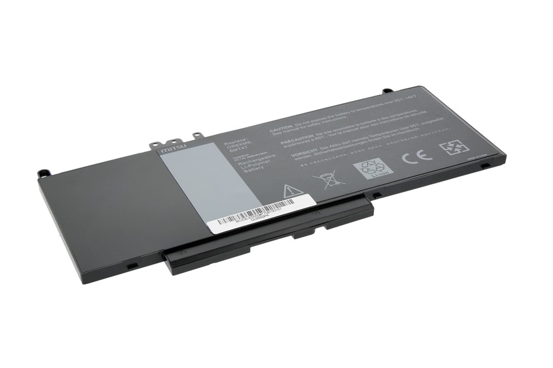 

Bateria do Dell Latitude E5450,E5550 6900mAh (51Wh) 7.4-7.6 Volt, 51wh) 7.4-7.6 vol