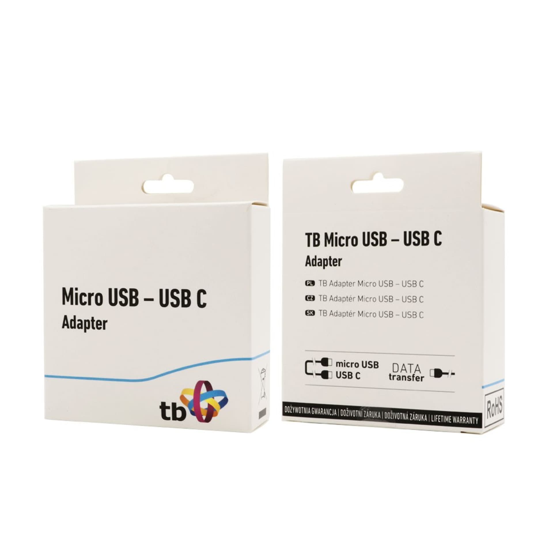 

Adapter Micro USB - USB C czarny