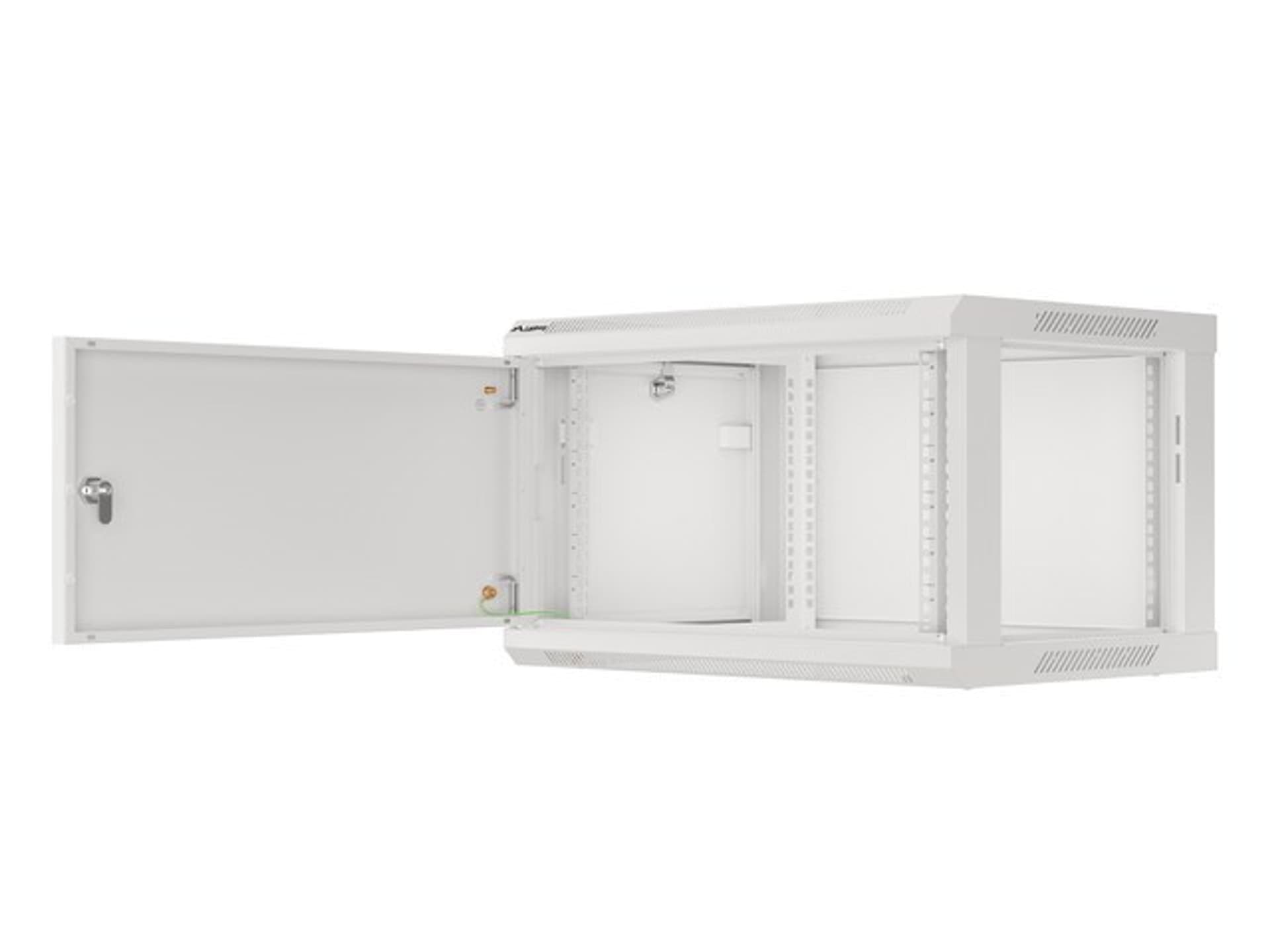 

LANBERG SZAFA WISZĄCA RACK 19" 6U 600X450 DRZWI METALOWE SZARA (FLAT PACK) WF01-6406-00S, Flat pack) wf01-6406-00