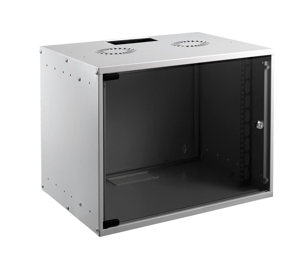

MIRSAN SZAFA RACK 19" WISZĄCA 9U 600MM SZARA SZKLANE DRZWI FLAT PACK ( DO SAMODZIELNEGO MONTAŻU )