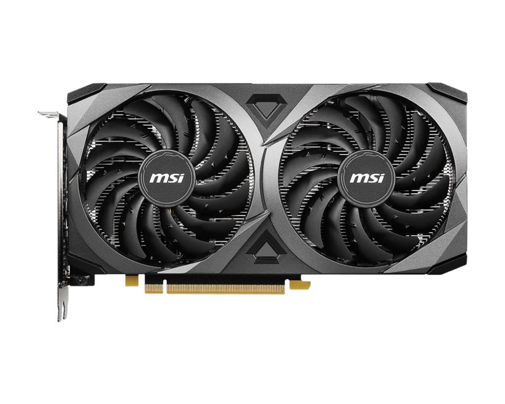 

KARTA GRAFICZNA PCIE MSI RTX 3060 VENTUS 2X 8G OC 8192MB/ GDDR6/ 128B HDMI/3xDP