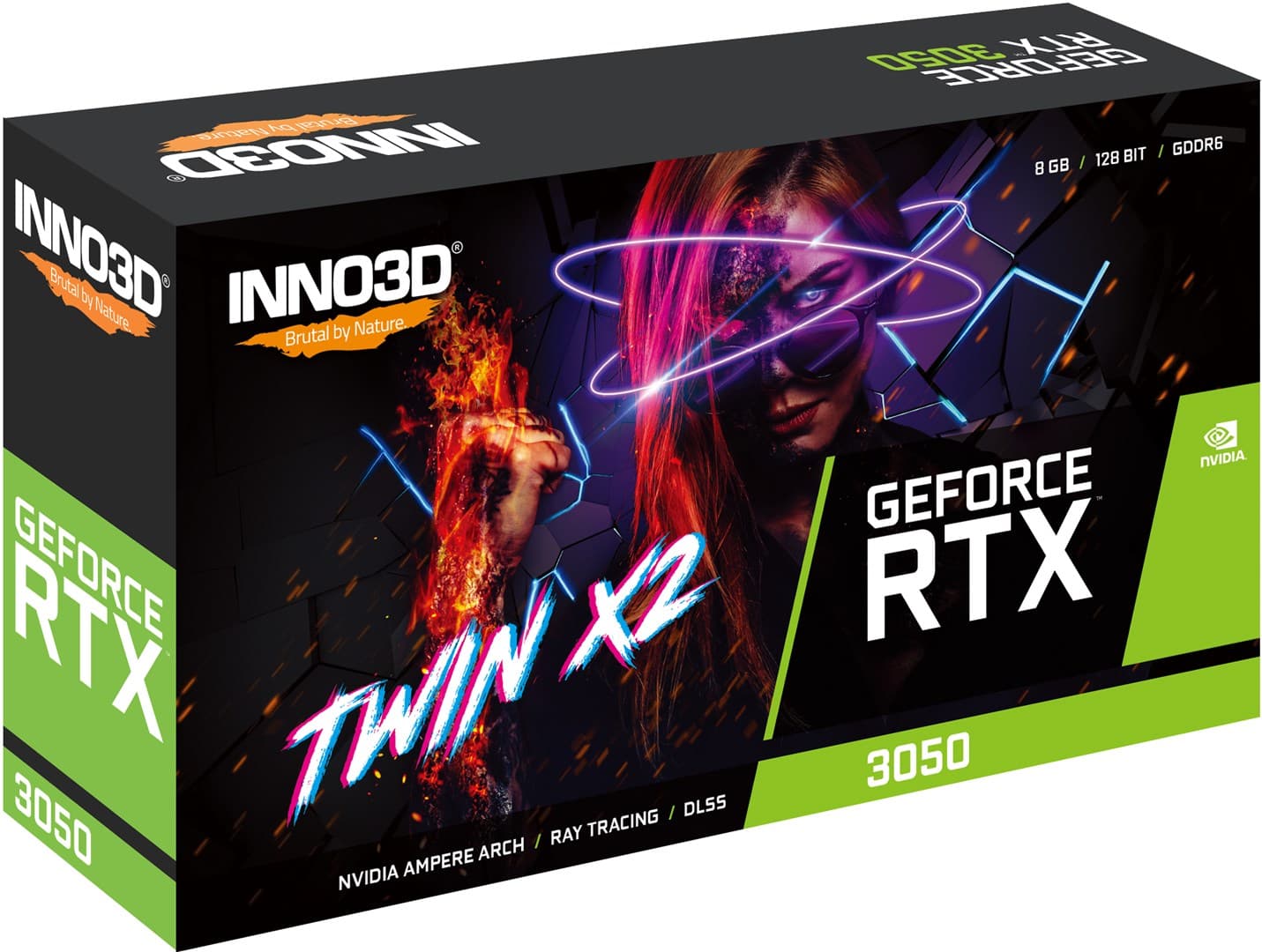 

Karta graf. INNO3D GeF RTX 3050 Twin X2 8GB